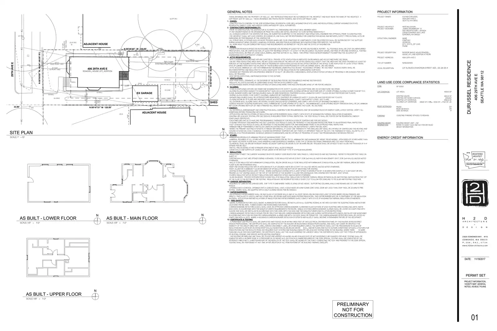Site plan for 406 29th Ave E