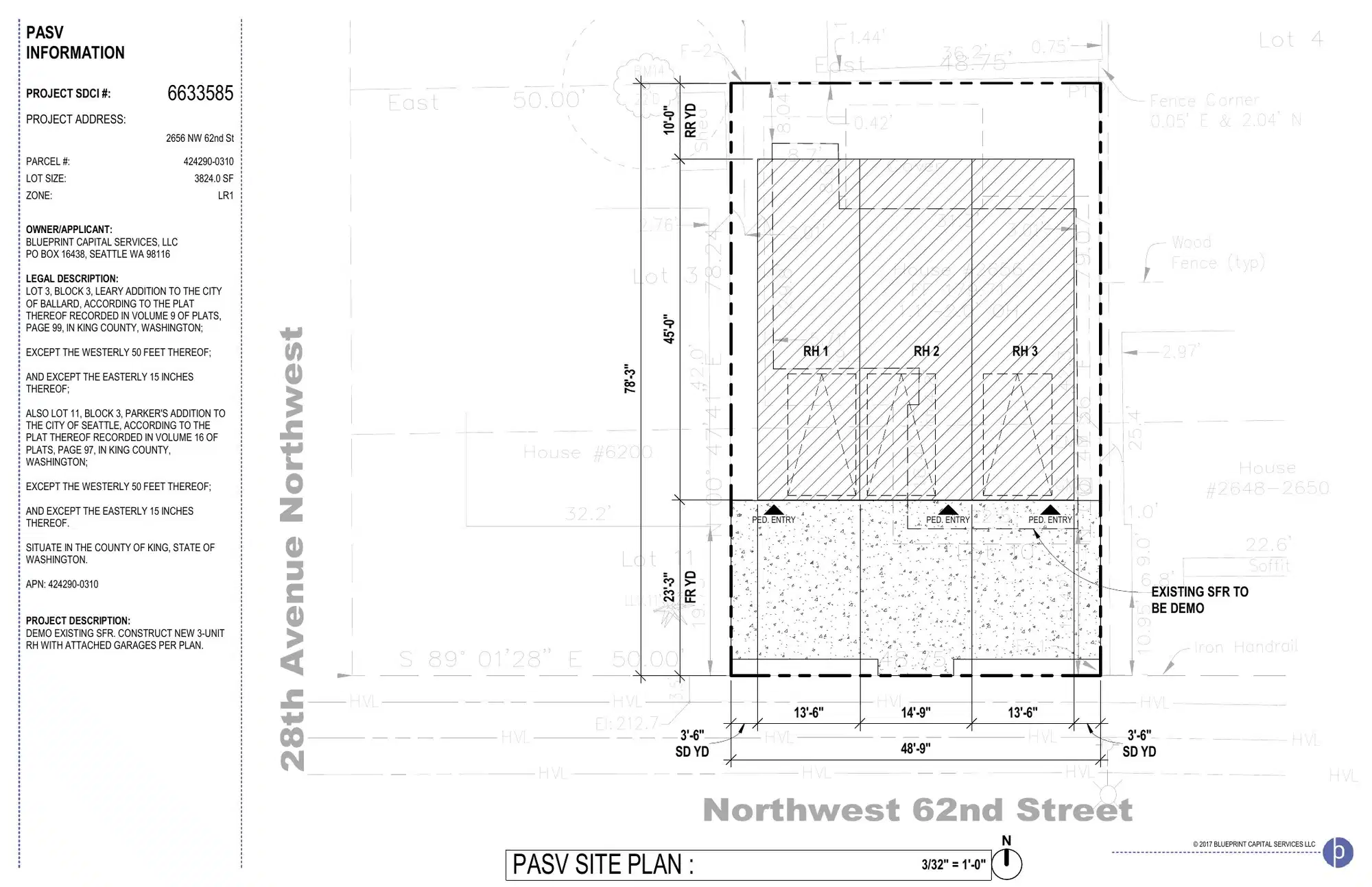 Site plan for 2656 NW 62nd St