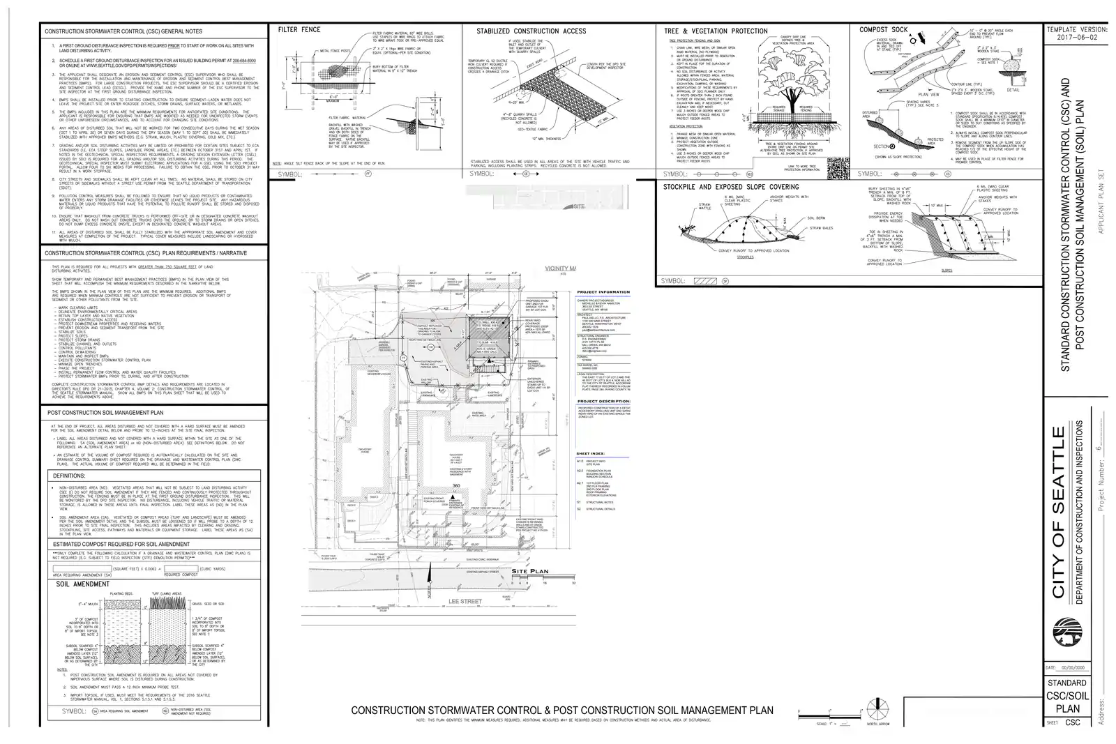 Site plan for 360 Lee St