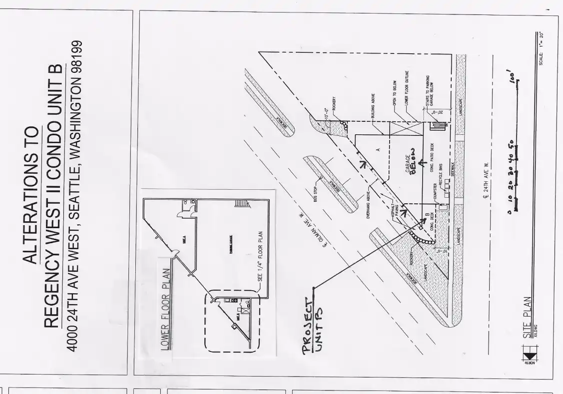 Site plan for 4000 24th Ave W