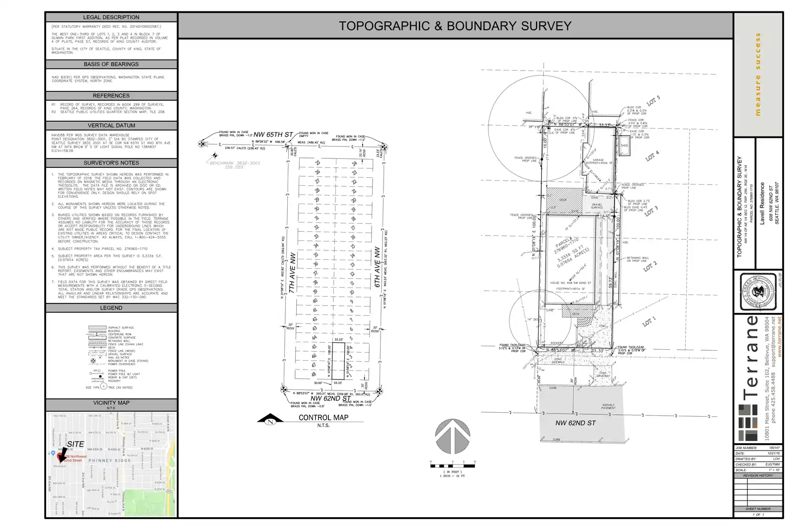 Site plan for 608 NW 62nd St