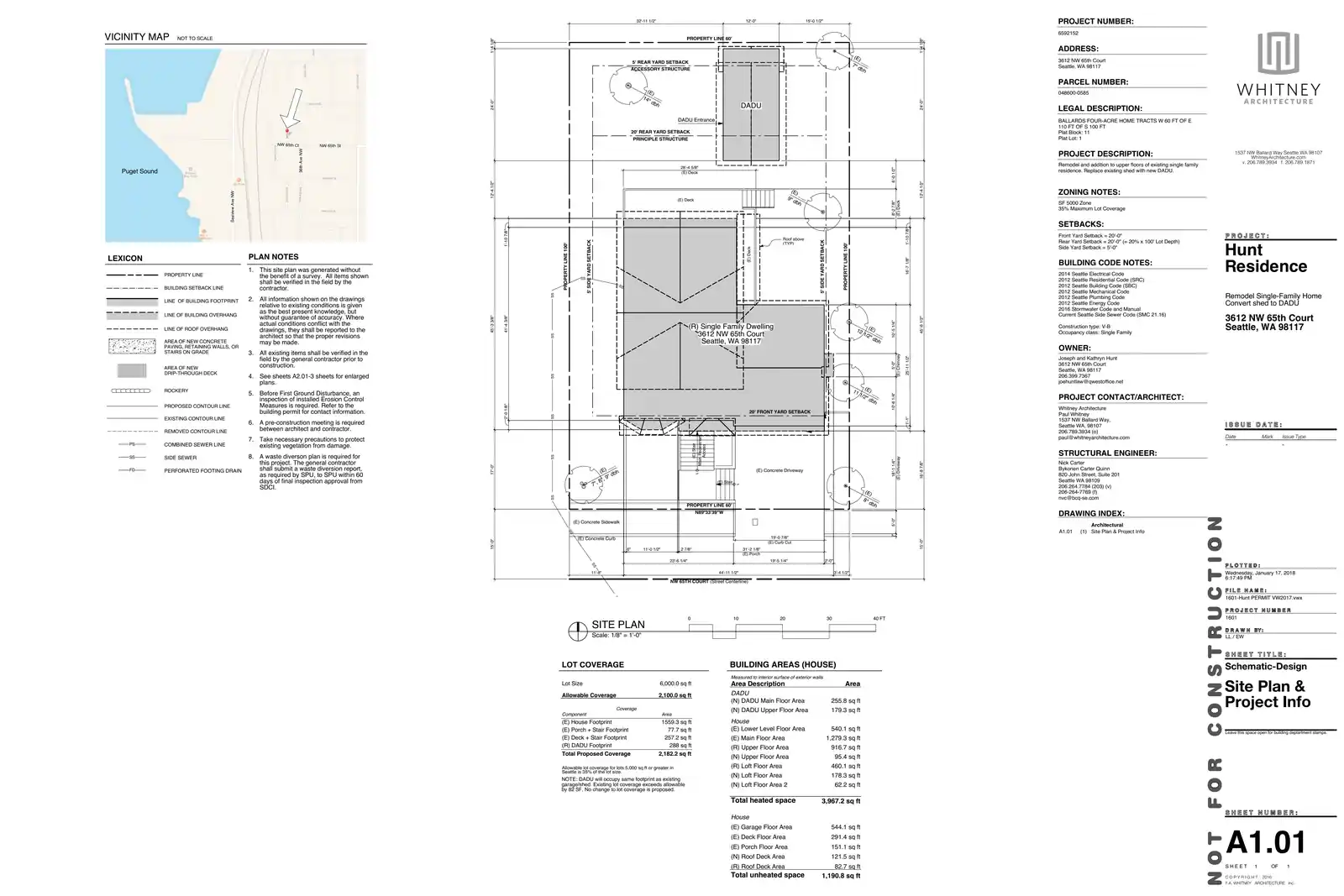 Site plan for 3612 NW 65th Ct