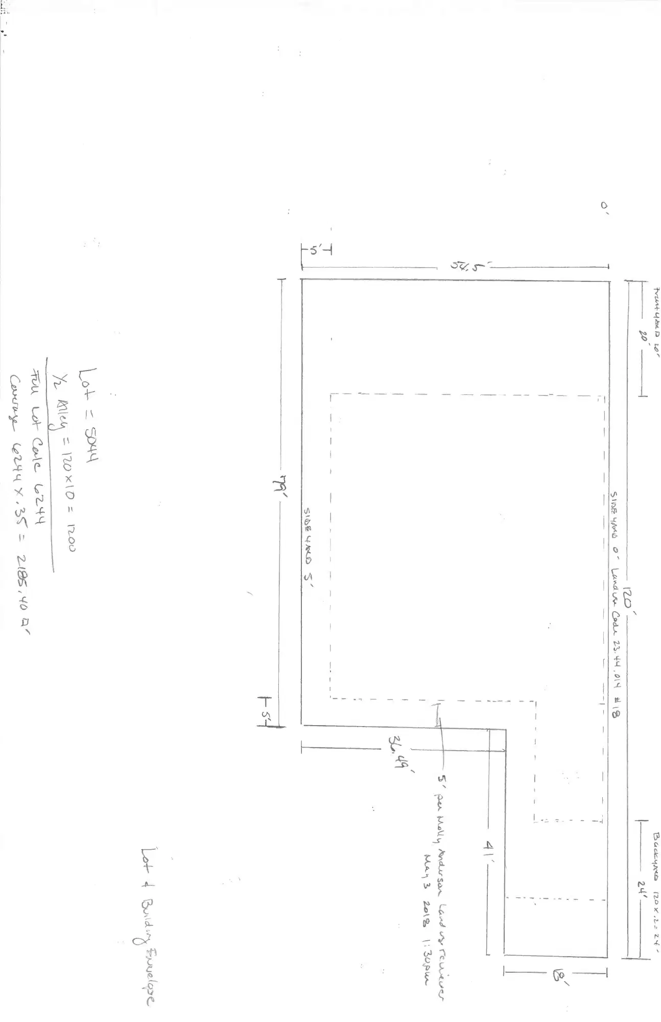 Site plan for 2411 29th Ave W