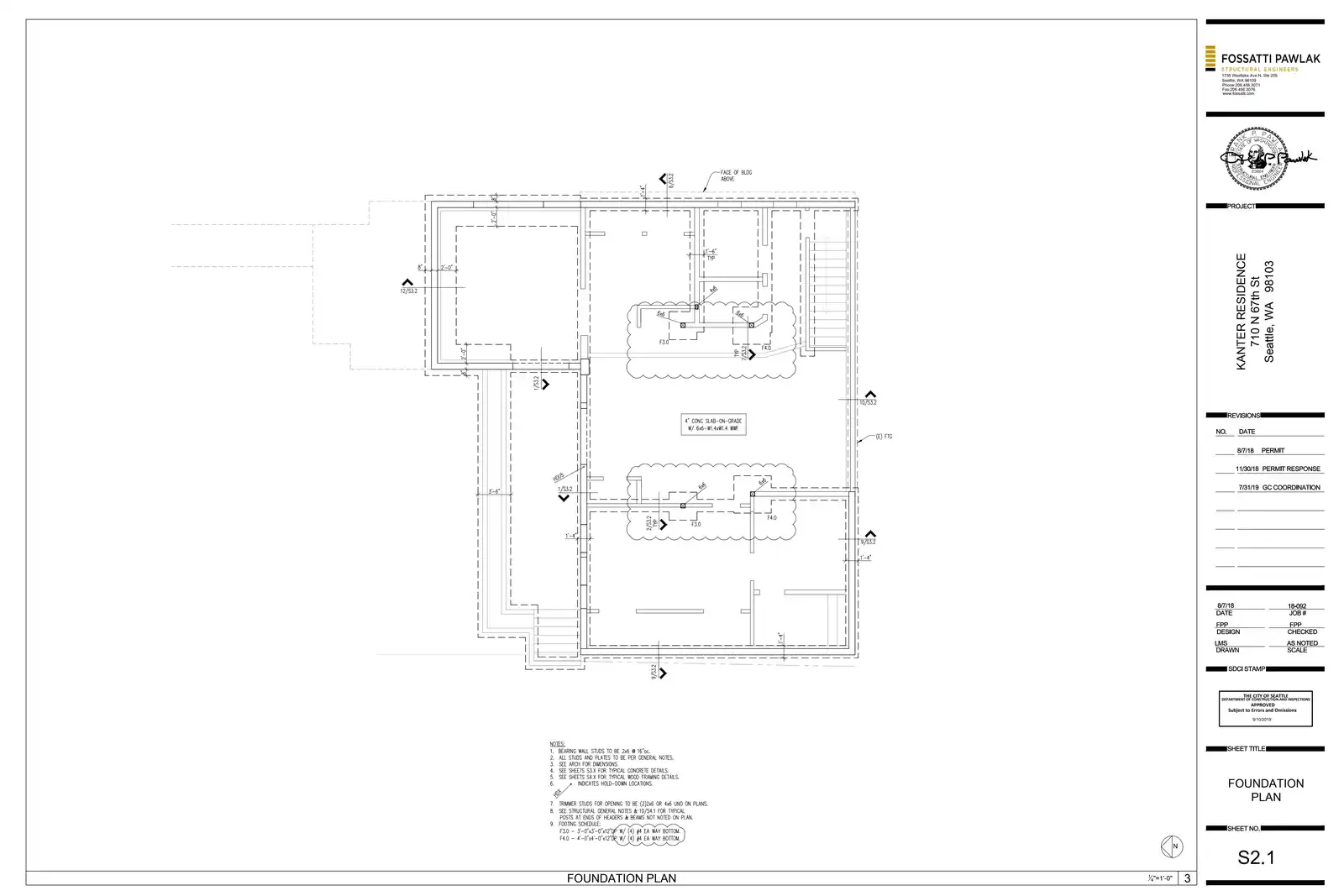 Site plan for 710 N 67th St