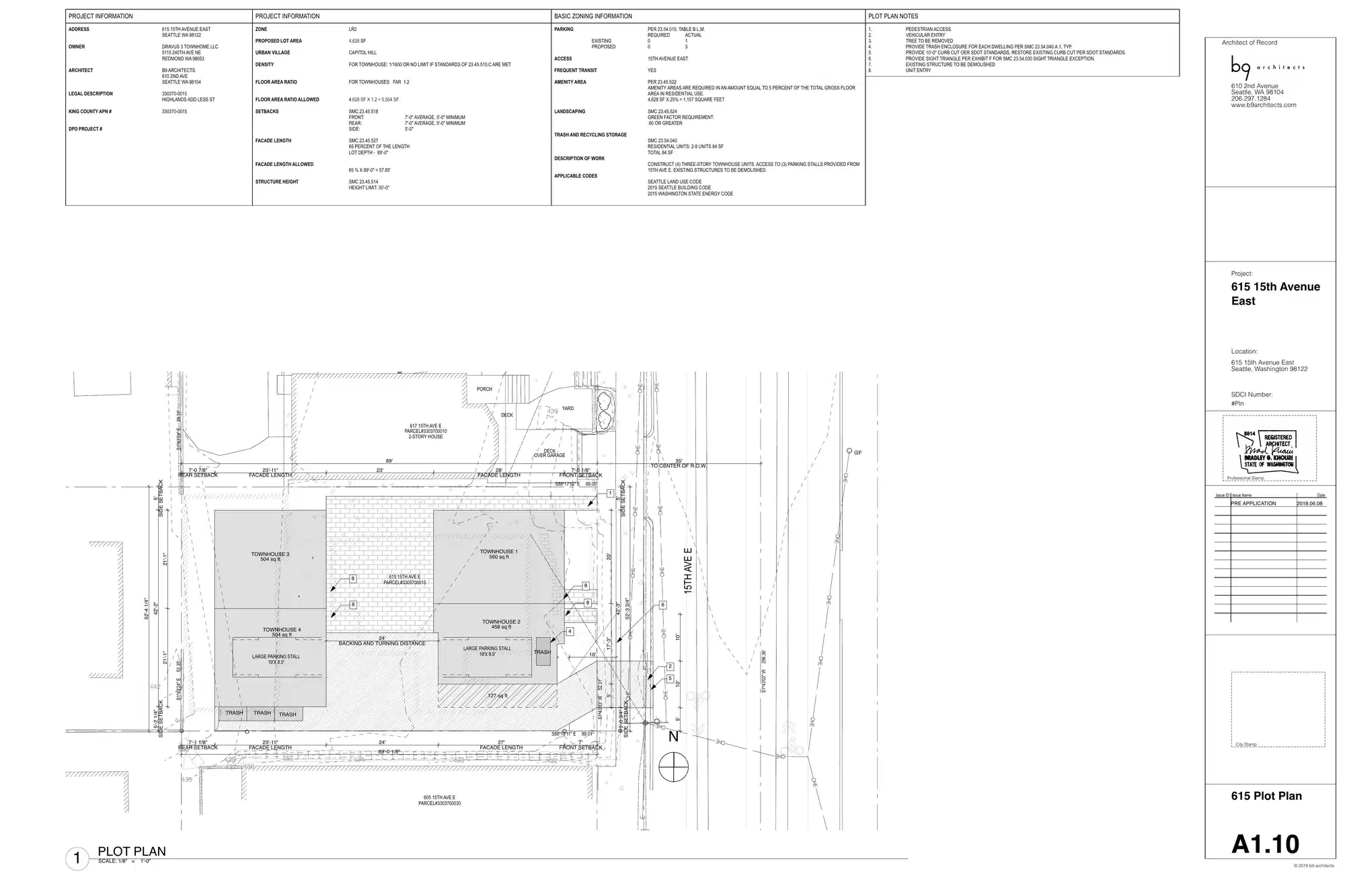 Site plan for 615 15th Ave E