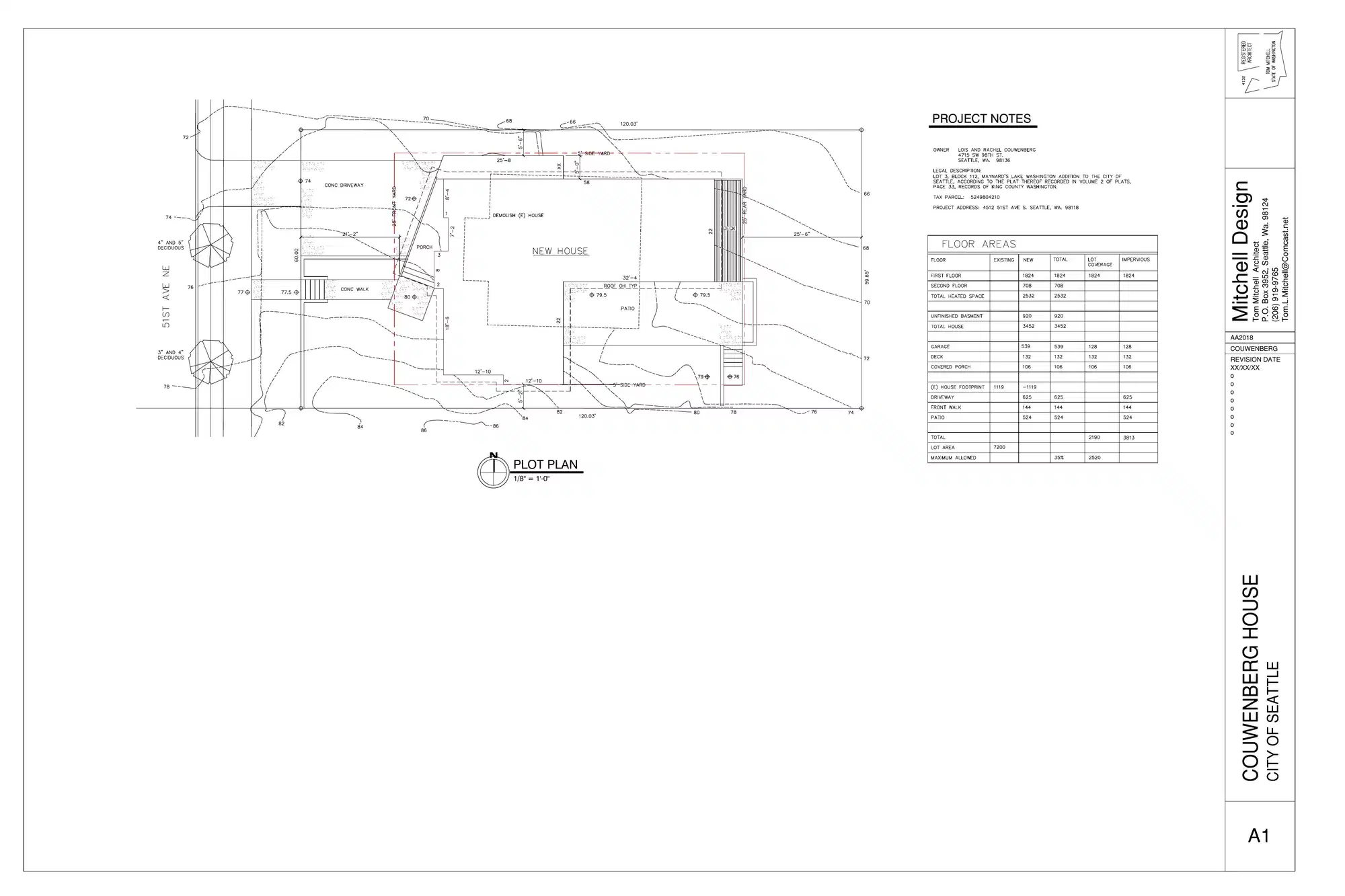 Site plan for 4512 51st Ave S