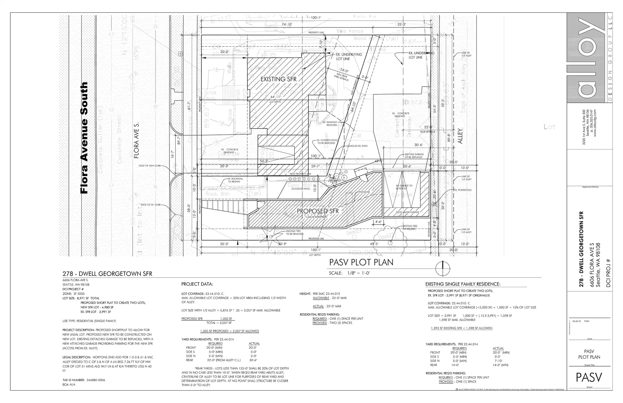 Site plan for 6610 Flora Ave S