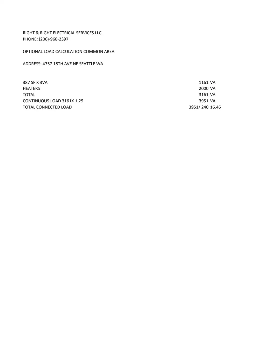 Site plan for 4757 18th Ave NE