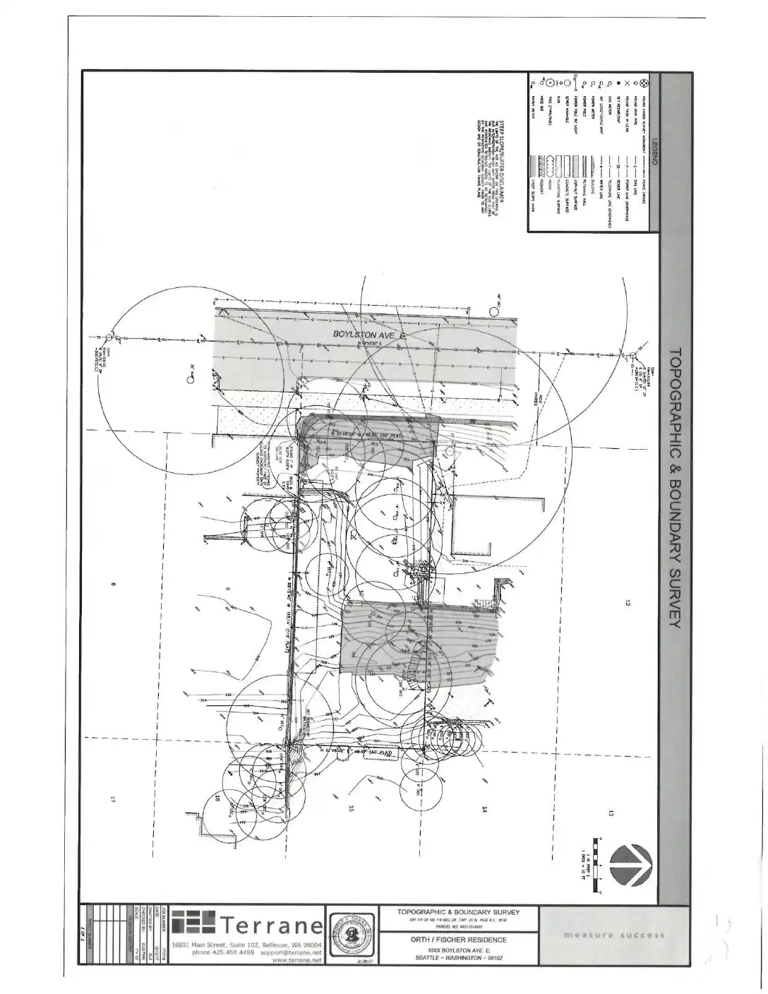 Site plan for 1010 Boylston Ave E