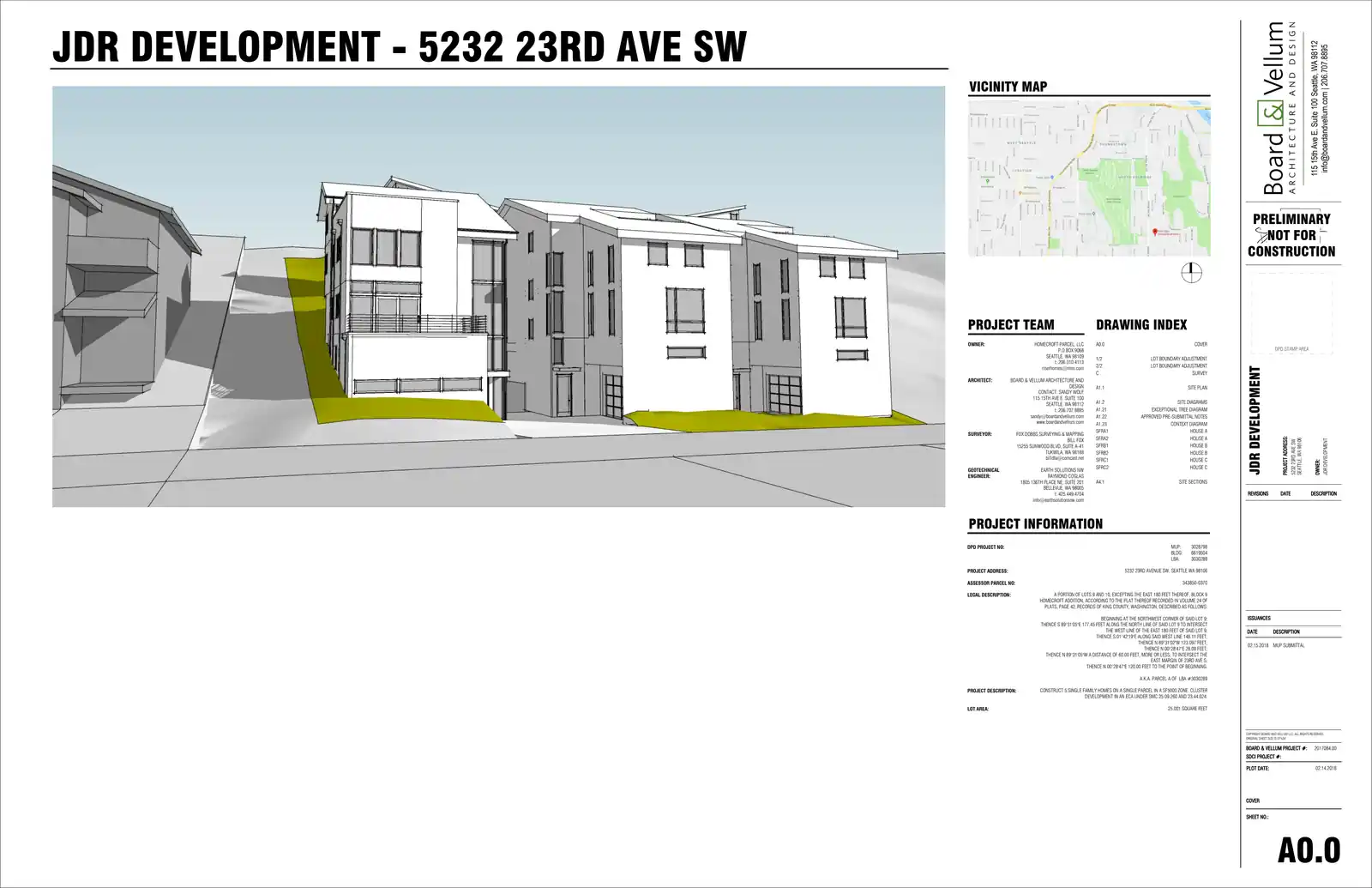 Site plan for 5238 23rd Ave SW