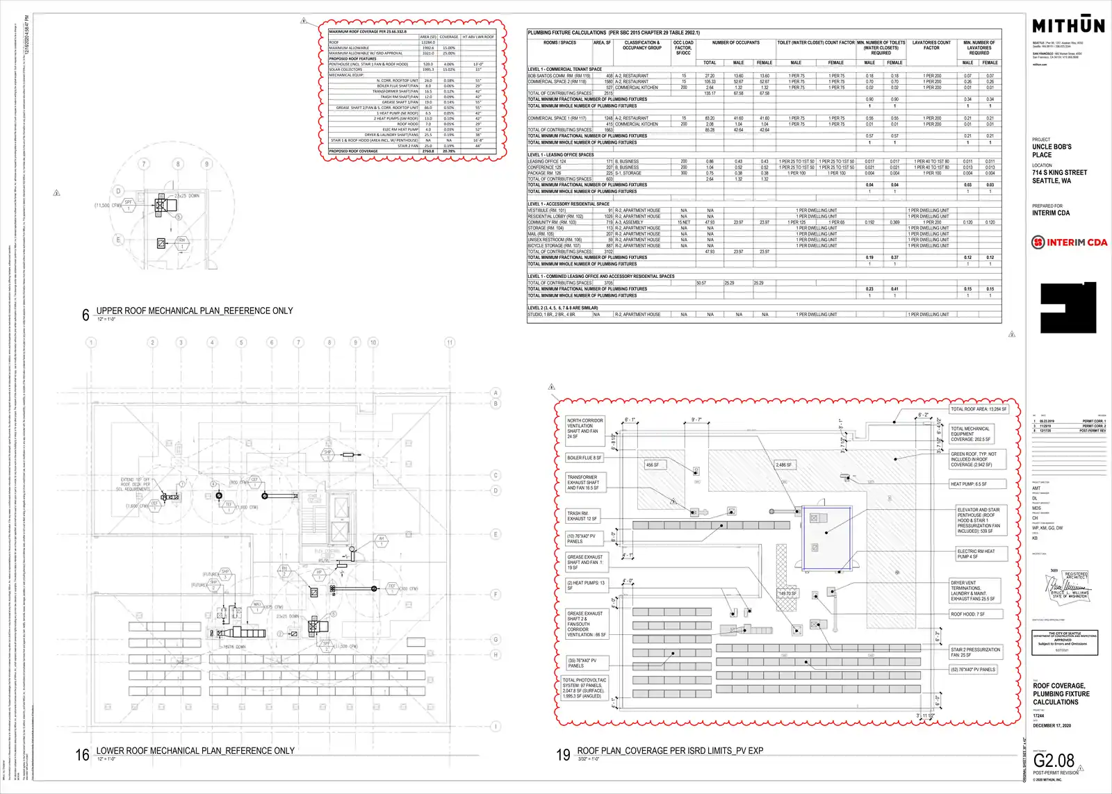 Site plan for 714 S King St