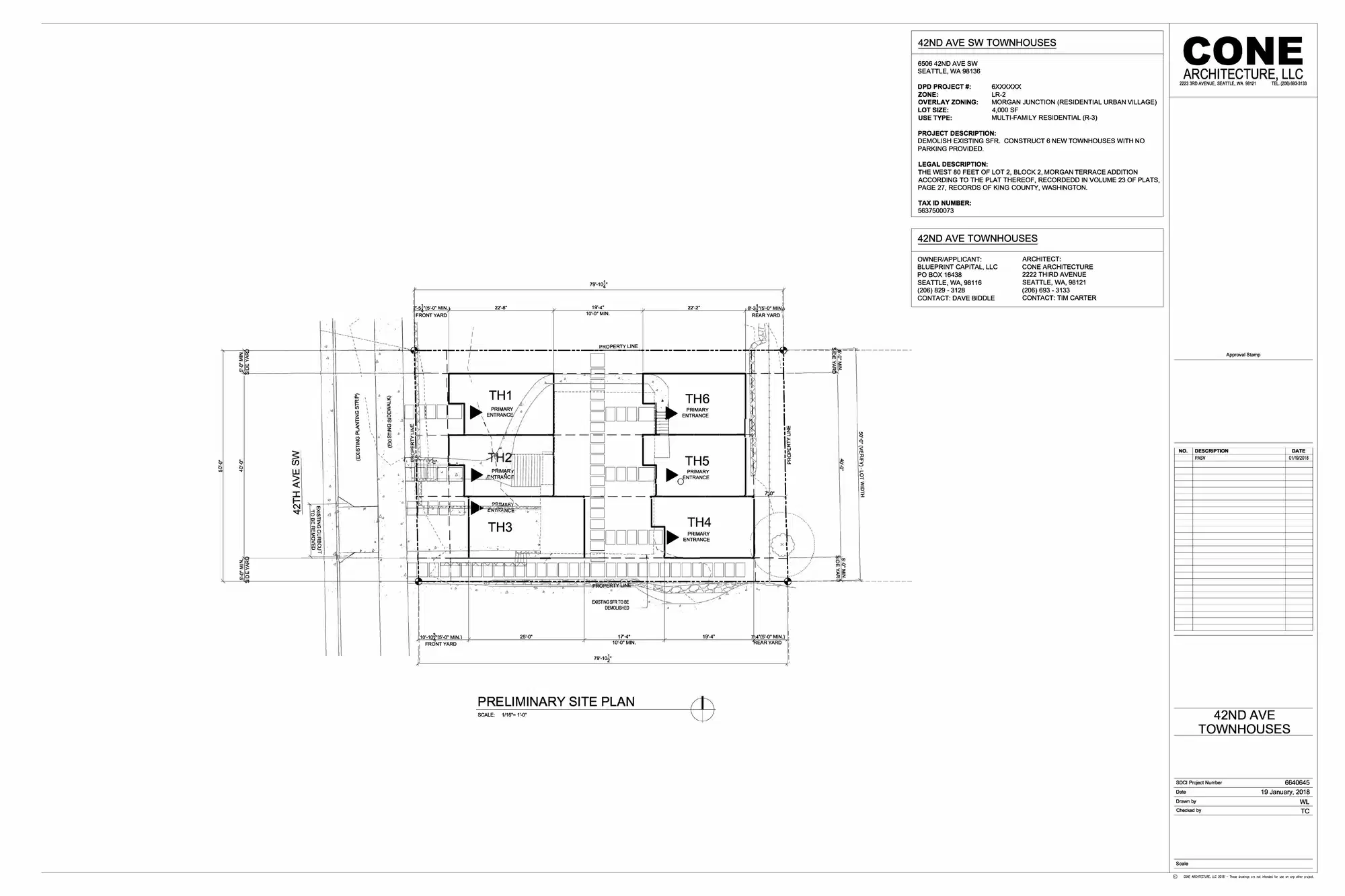 Site plan for 6506 42nd Ave SW