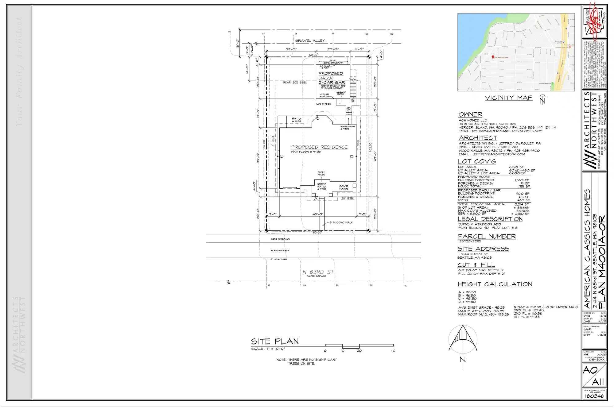 Site plan for 2144 N 63rd St