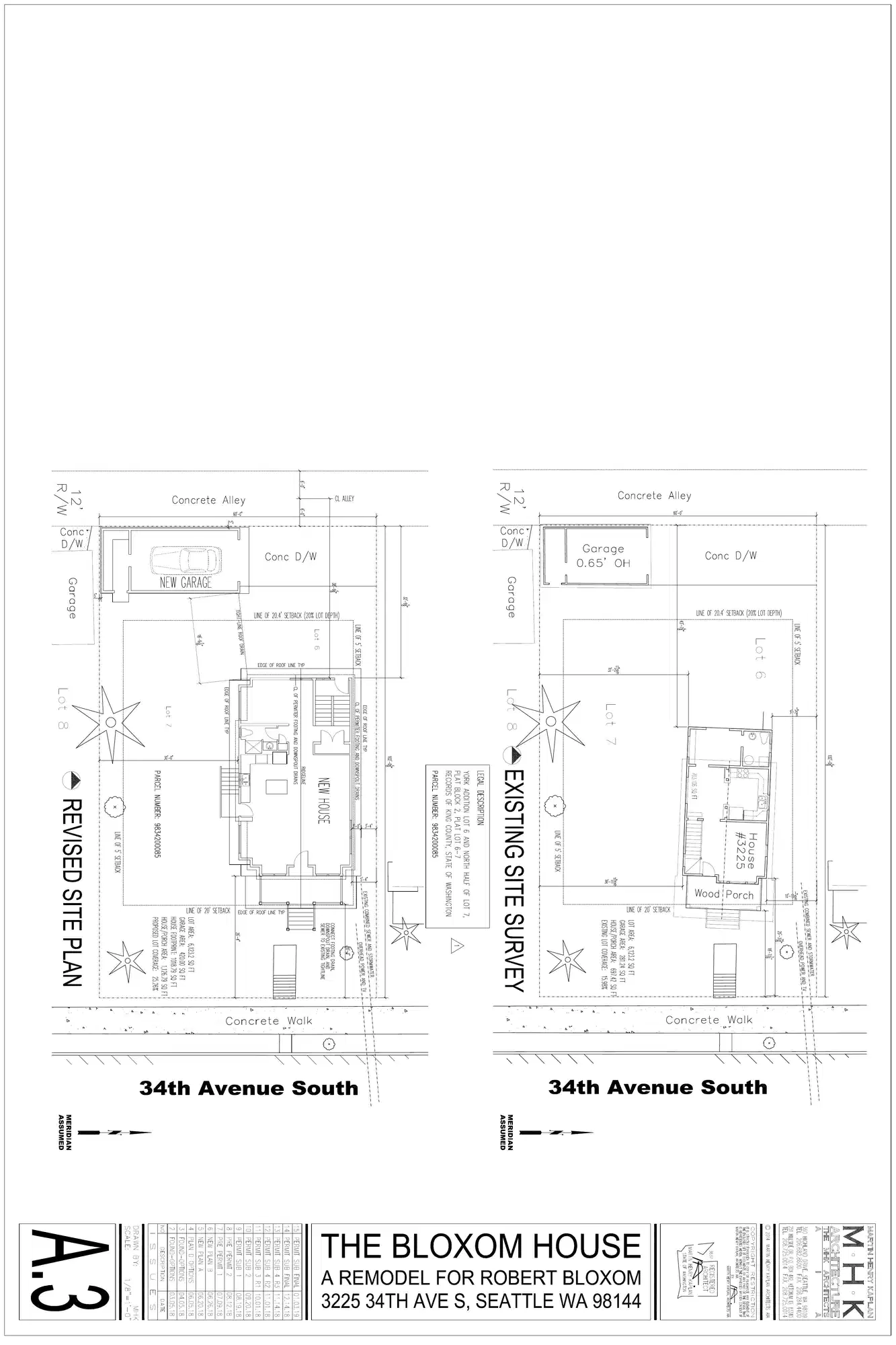 Site plan for 3225 34th Ave S