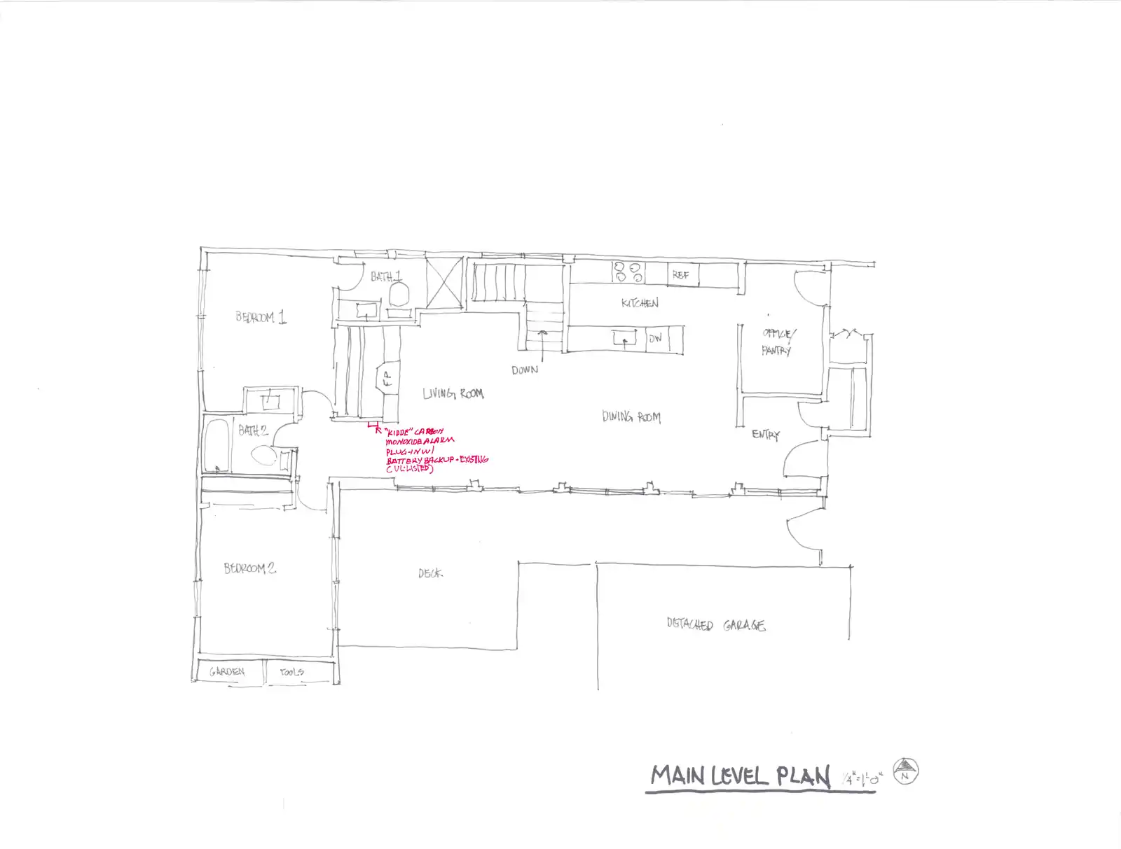 Site plan for 7721 31st Ave NE