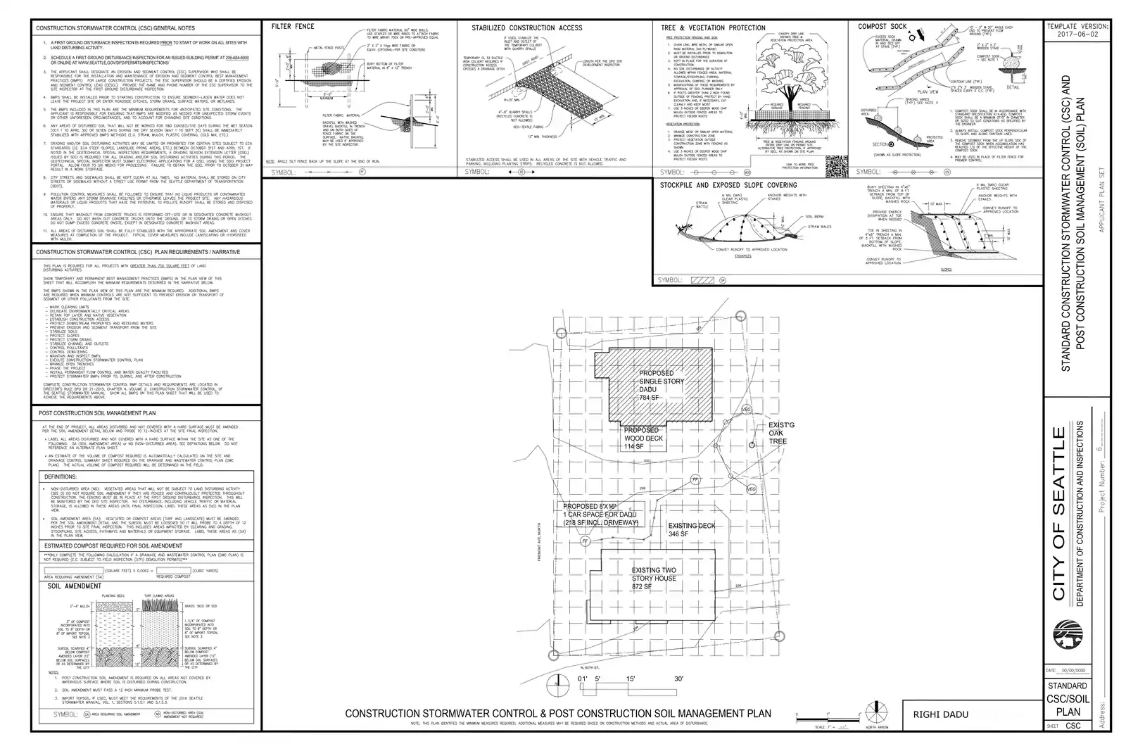 Site plan for 6002 Fremont Ave N