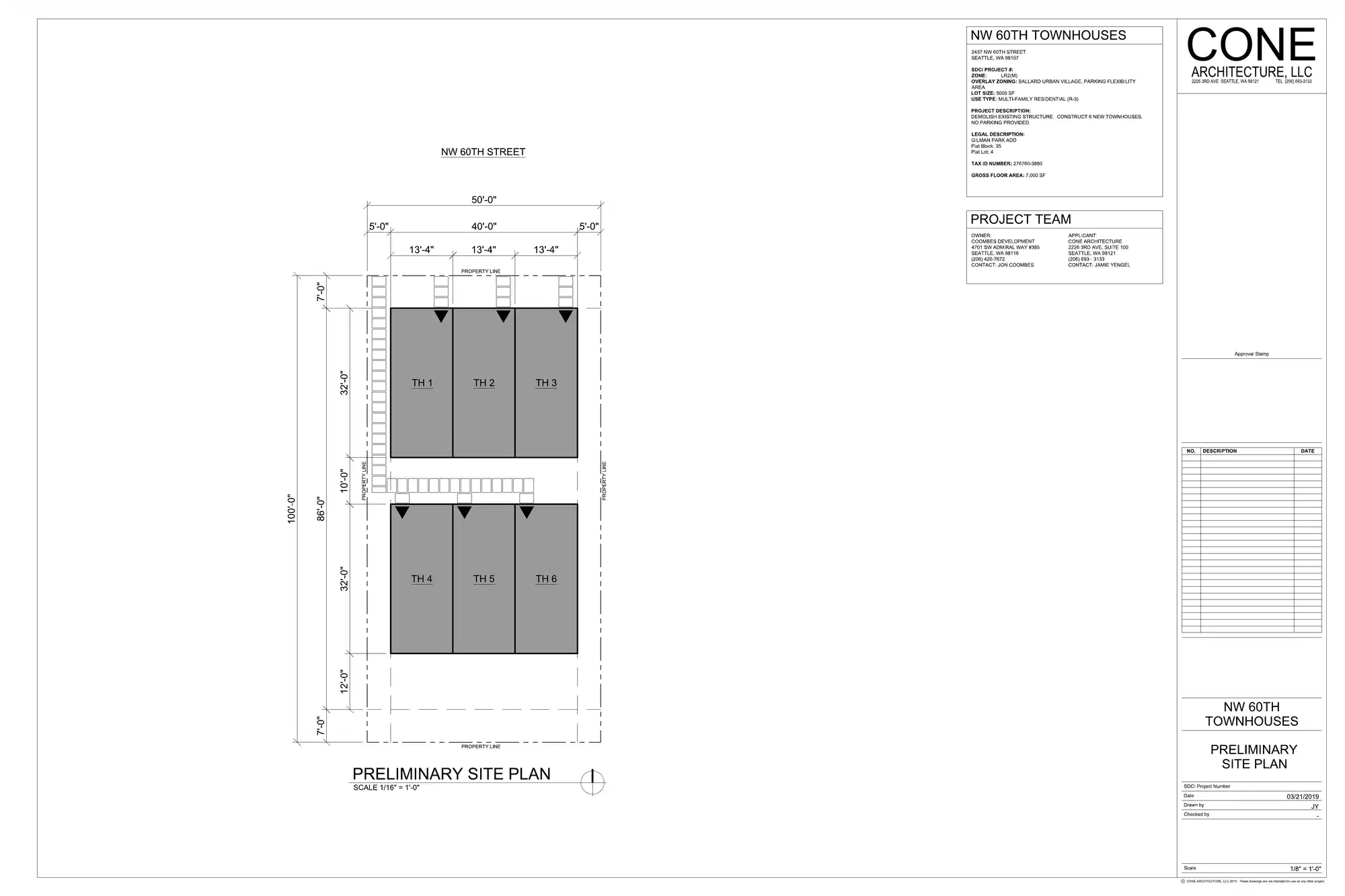Site plan for 2437 NW 60th St