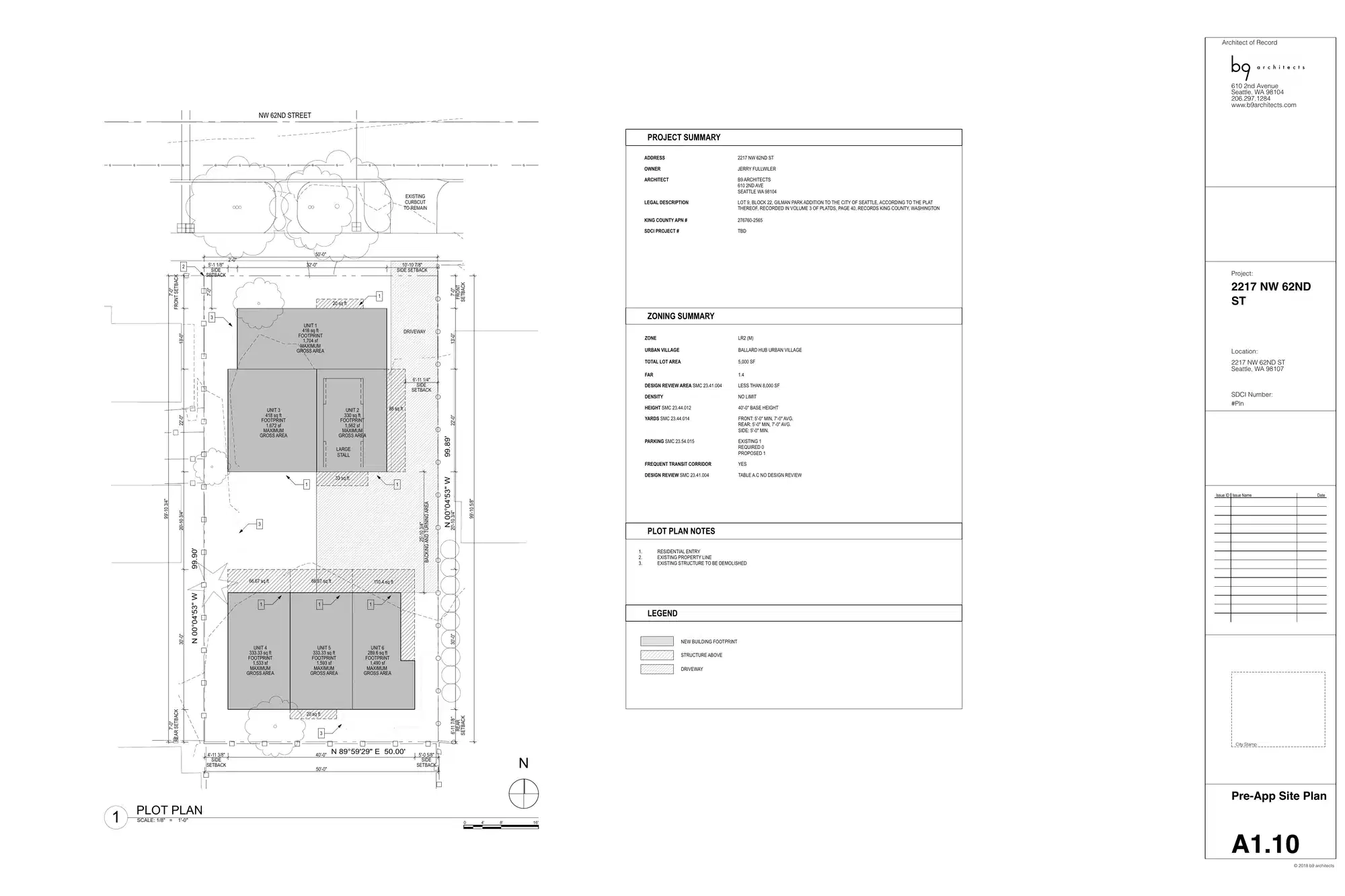 Site plan for 2219 NW 62nd St