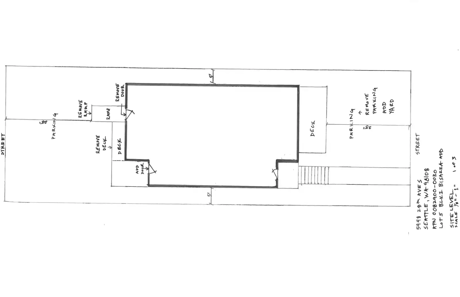 Site plan for 5948 28th Ave S
