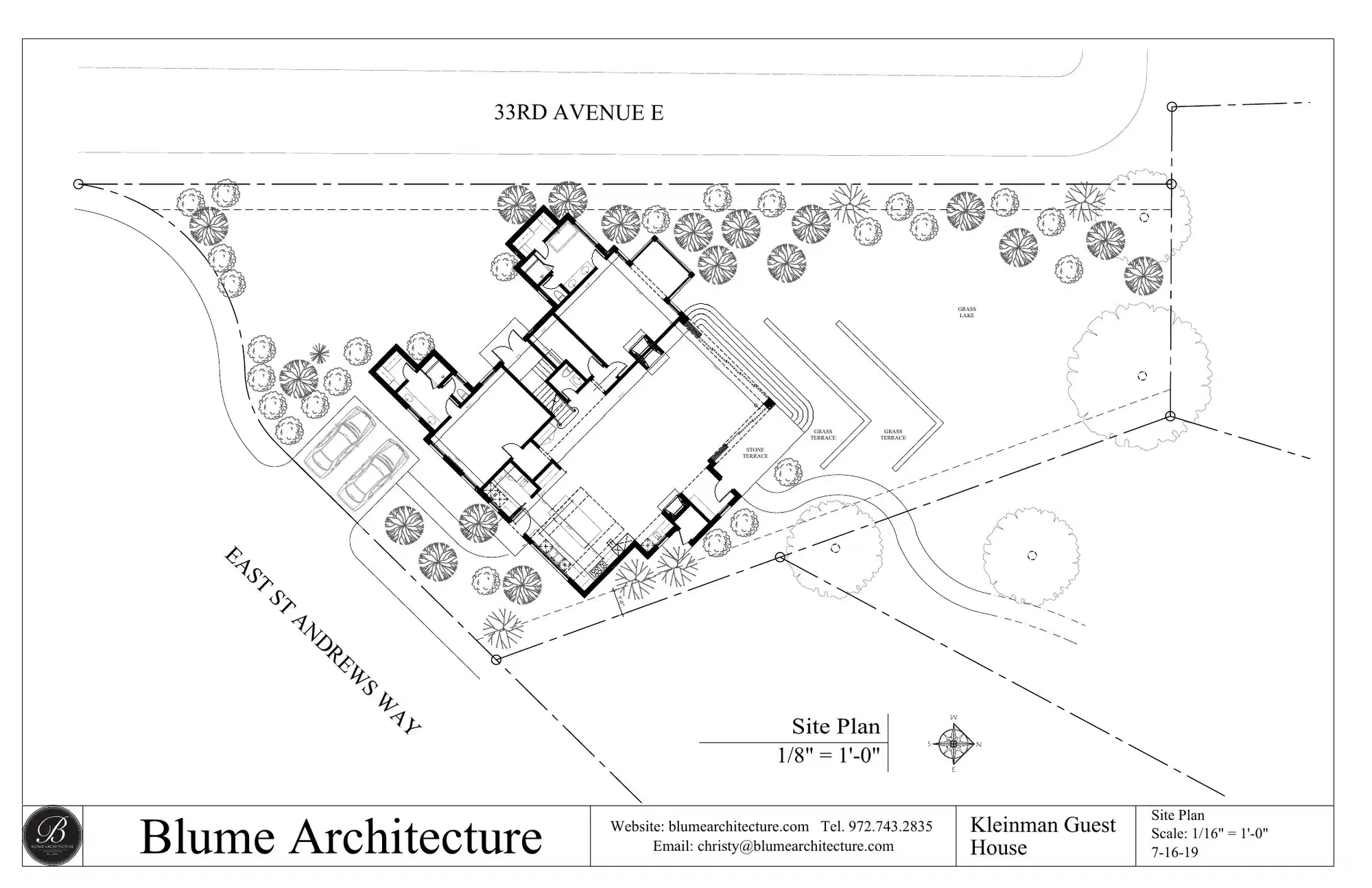 Site plan for 3300 E Saint Andrews Way