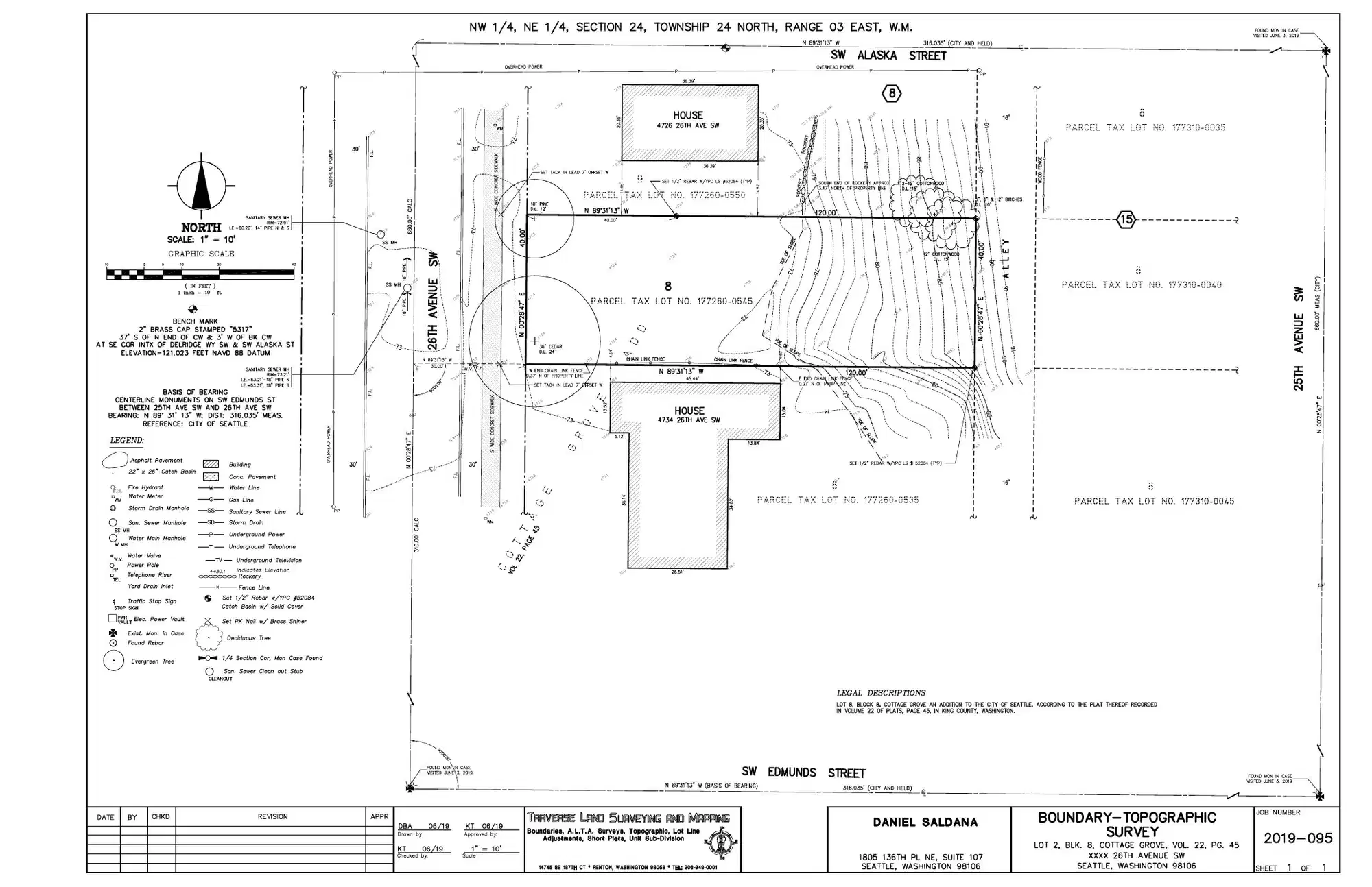 Site plan for 4728 26th Ave SW