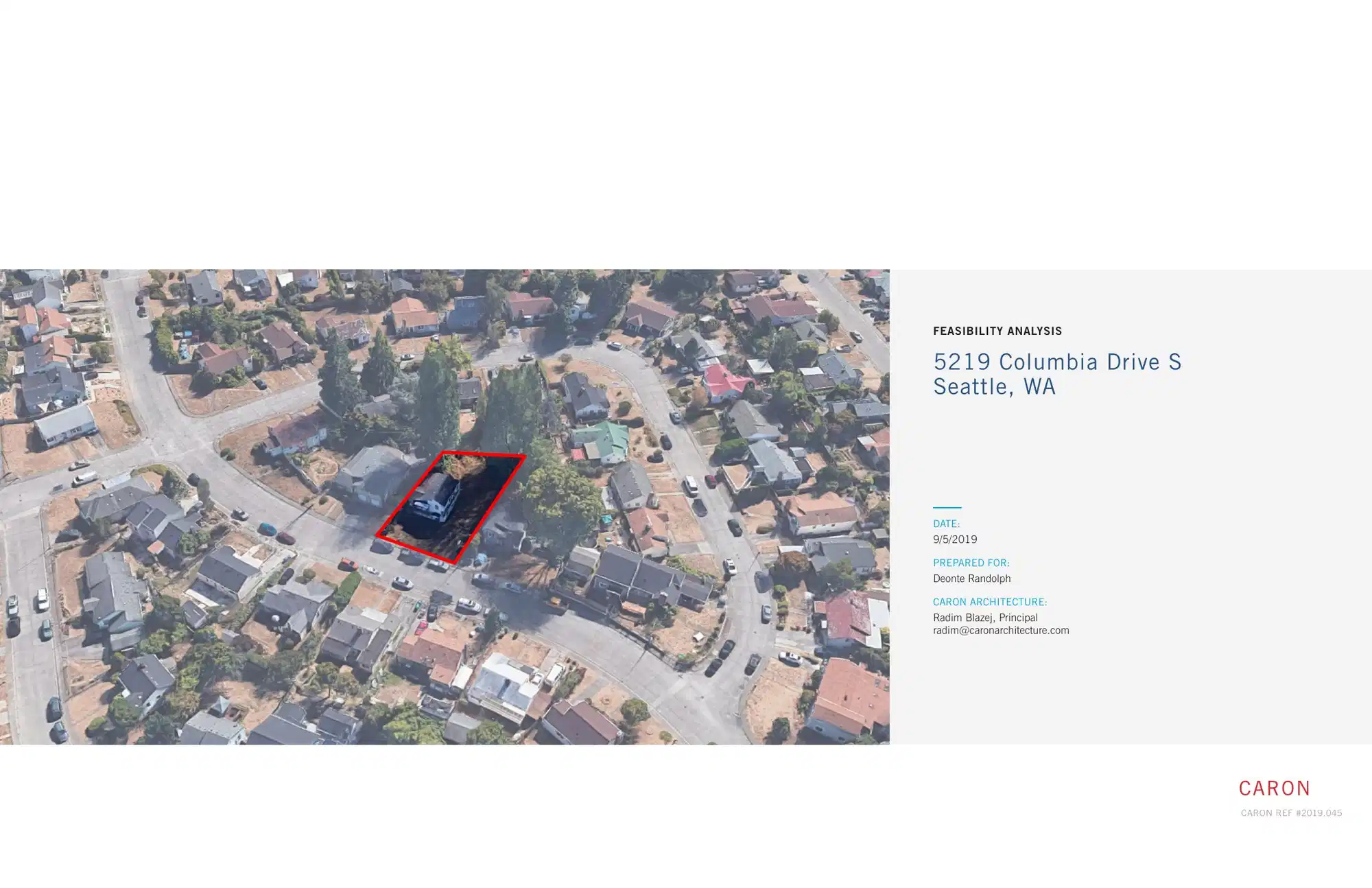 Site plan for 5219 Columbia Dr S