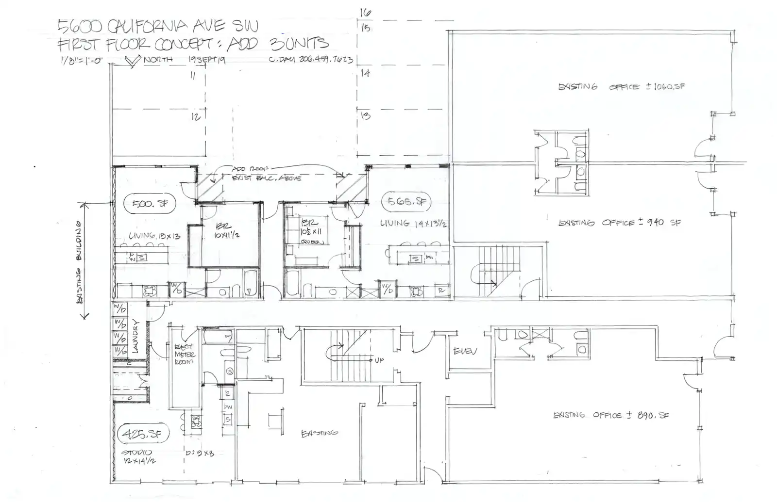 Site plan for 5600 California Ave SW