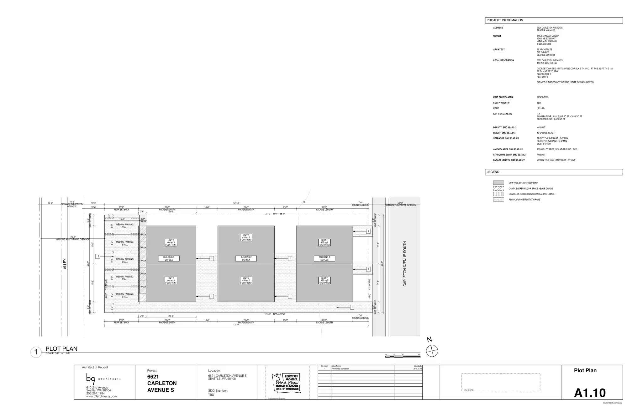 Site plan for 6619 Carleton Ave S