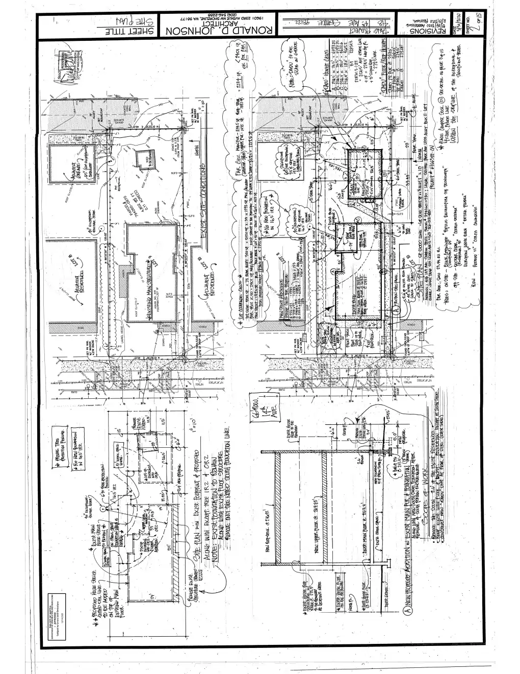 Site plan for 418 14th Ave