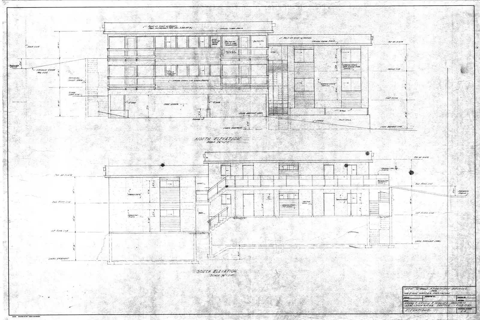 Site plan for 3811 13th Ave W