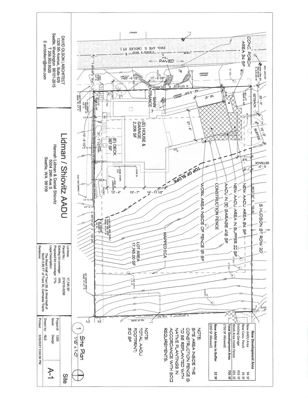 Site plan for 5004 29th Ave S