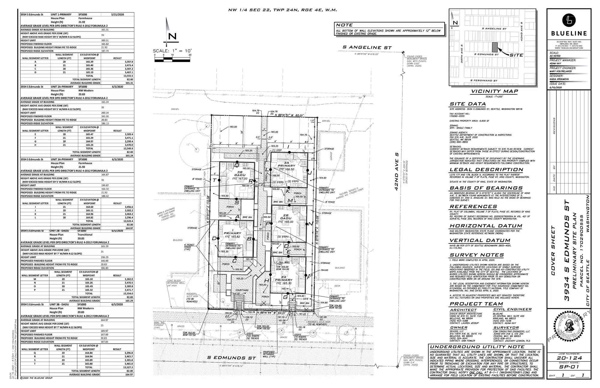 Site plan for 3932 S Edmunds St