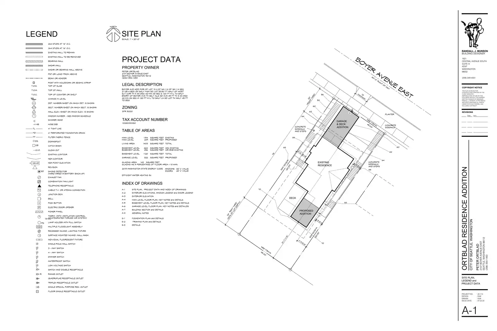 Site plan for 2147 Boyer Ave E