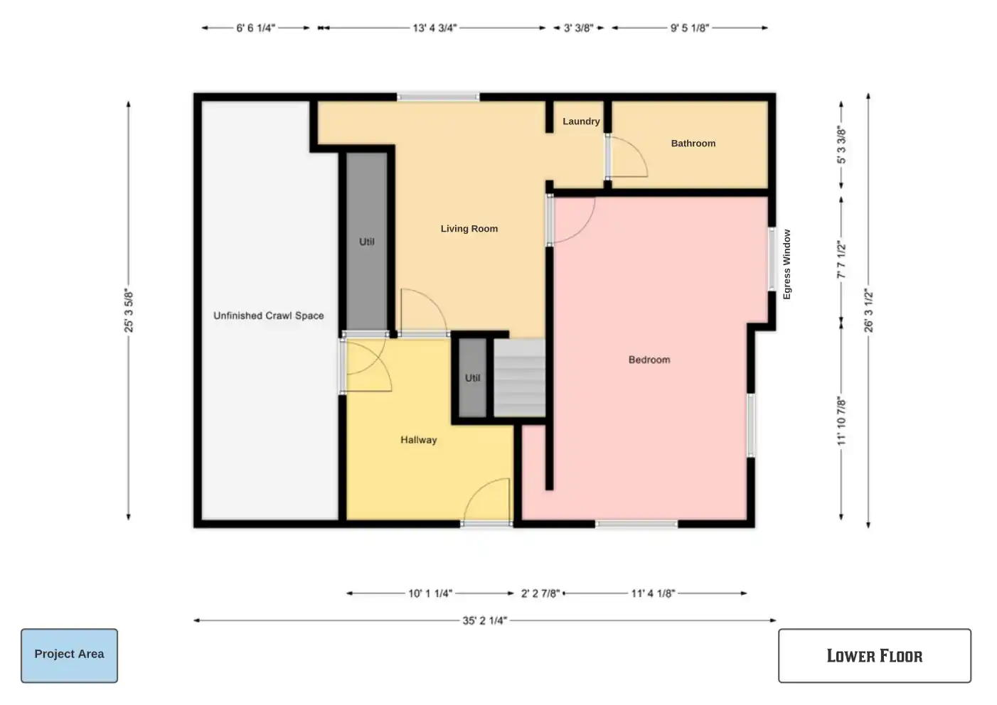 Site plan for 6410 Brooklyn Ave NE