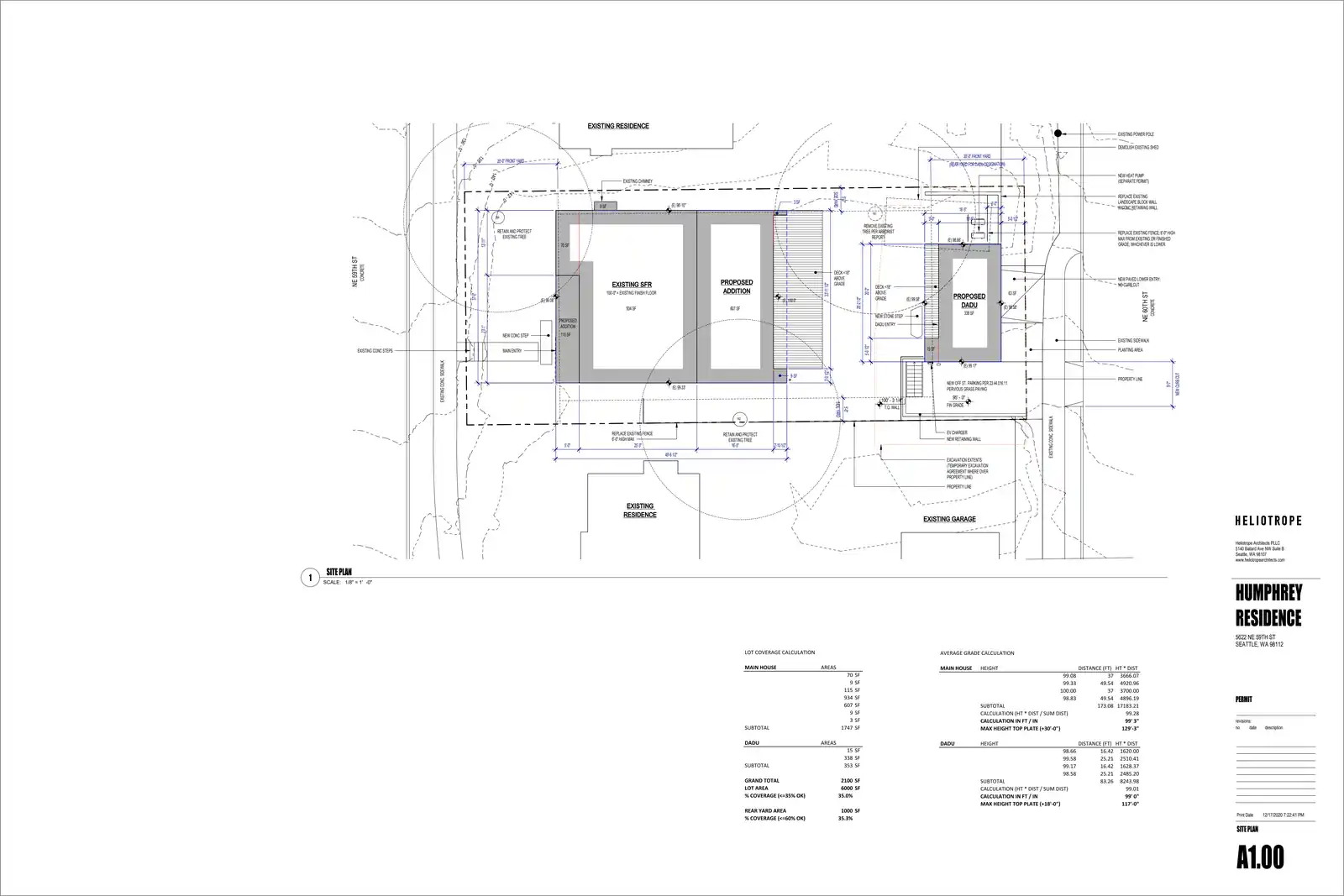 Site plan for 5622 NE 59th St