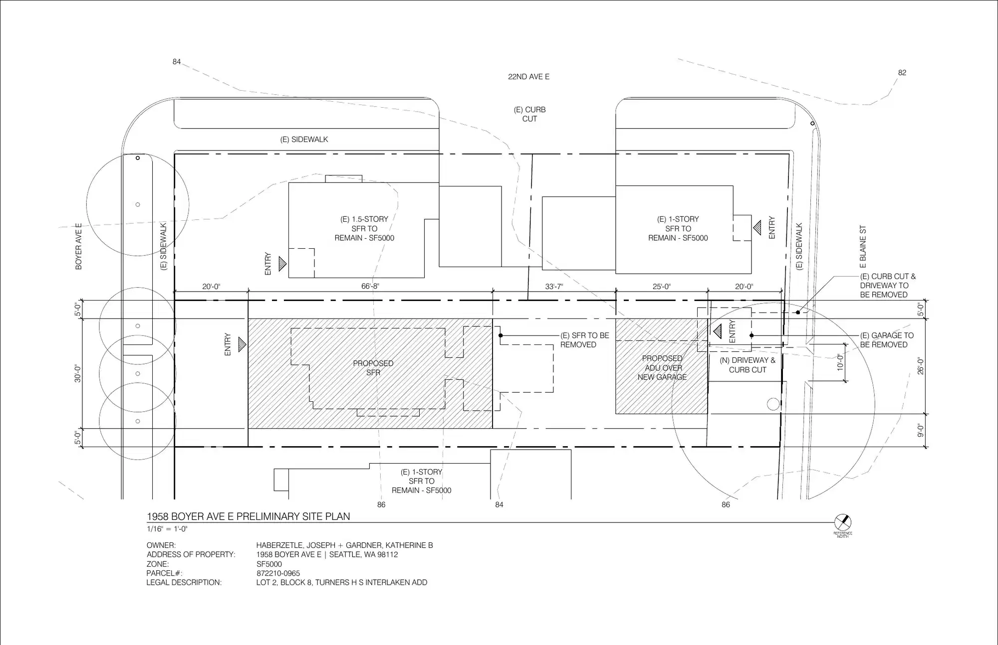 Site plan for 1958 Boyer Ave E