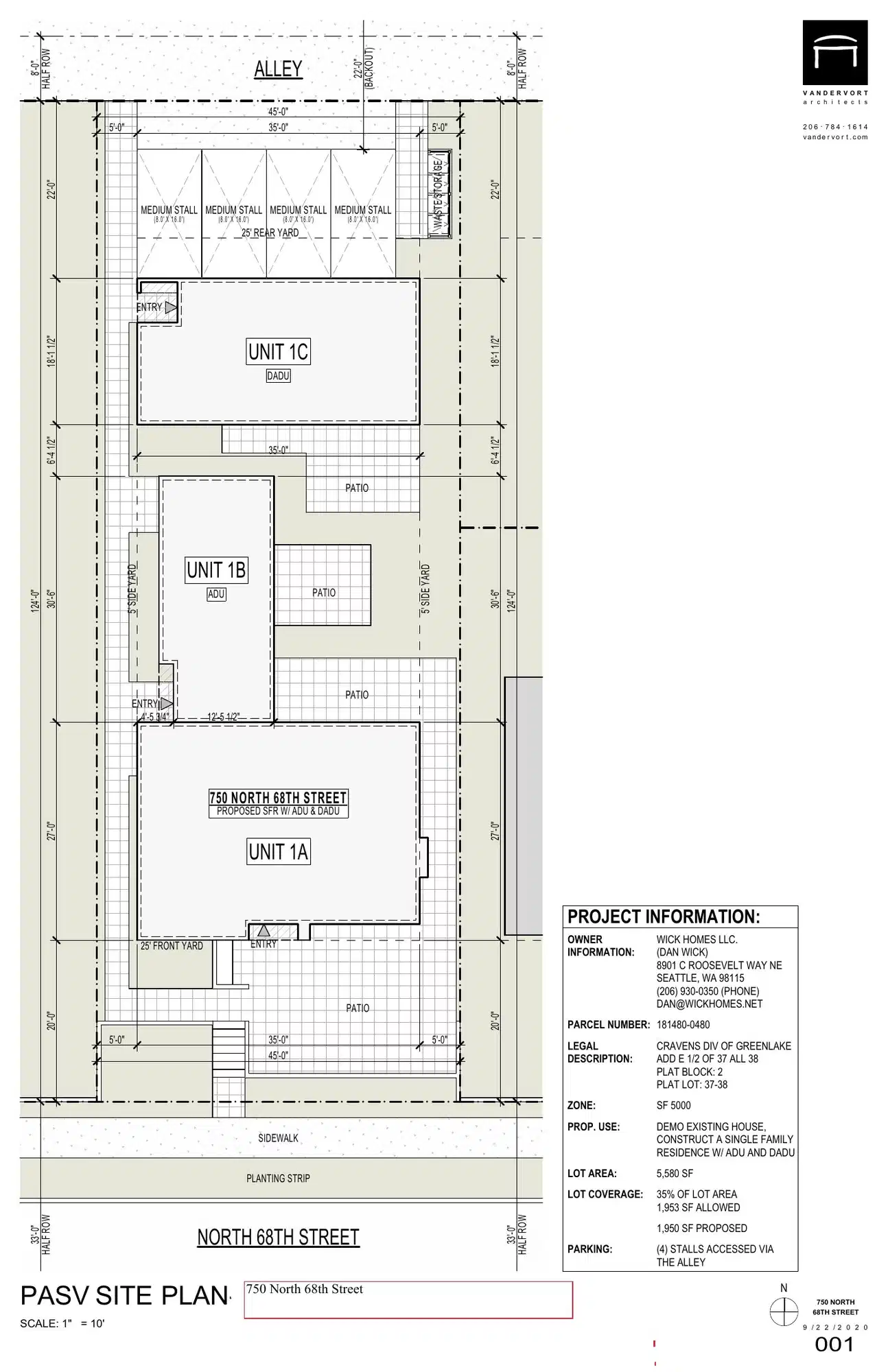 Site plan for 750 N 68th St