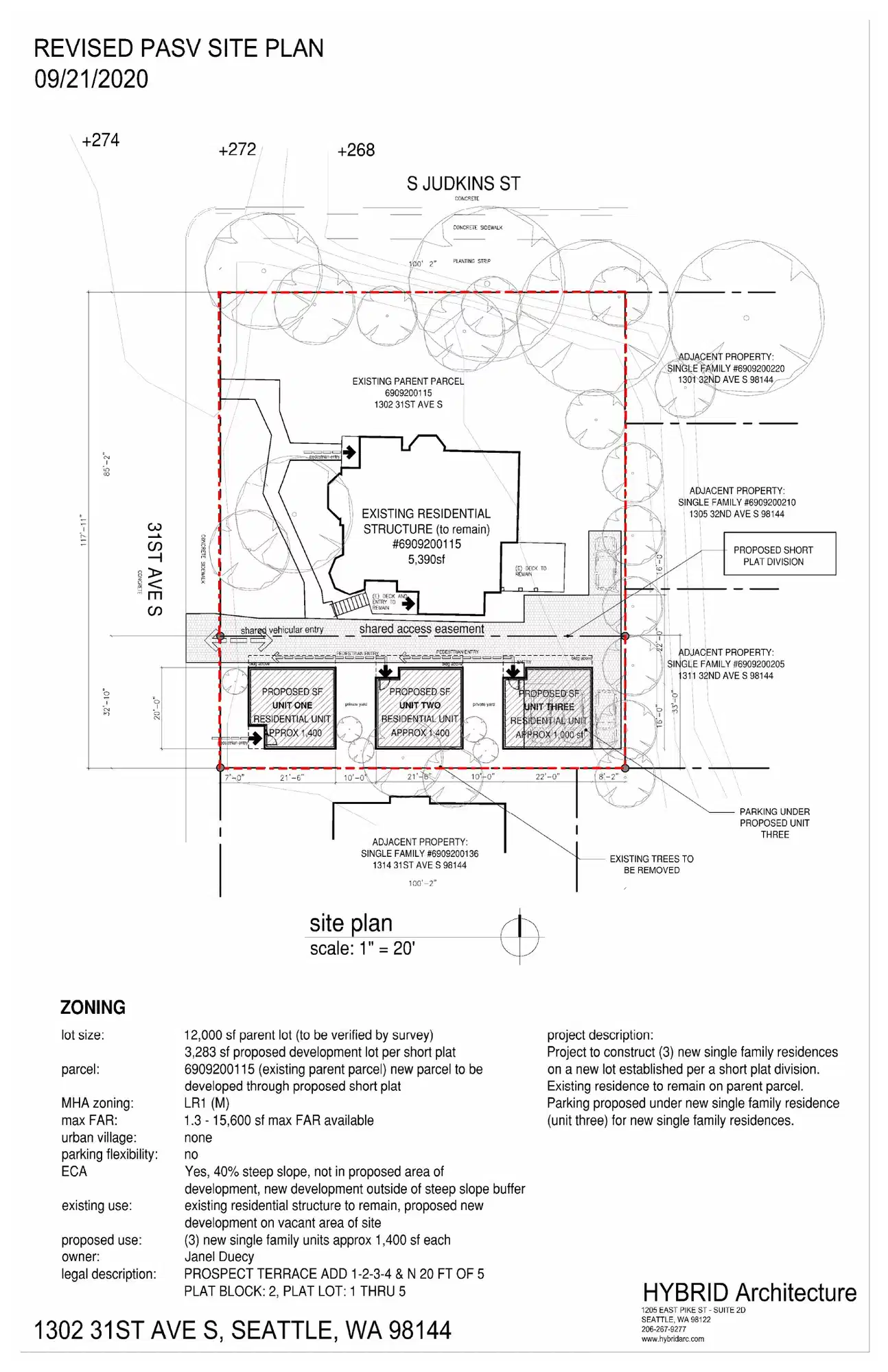 Site plan for 1308 31st Ave S