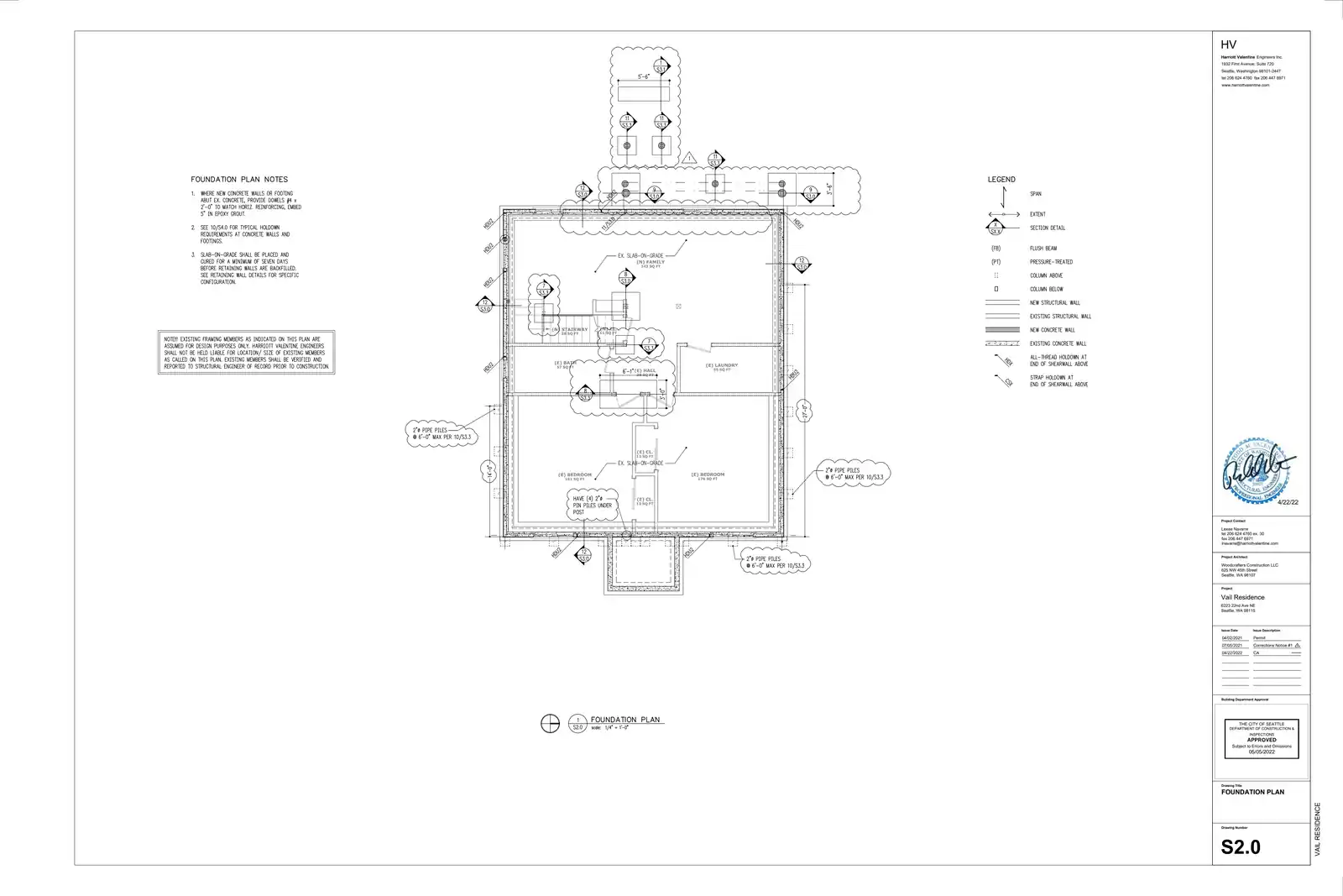 Site plan for 6223 22nd Ave NE