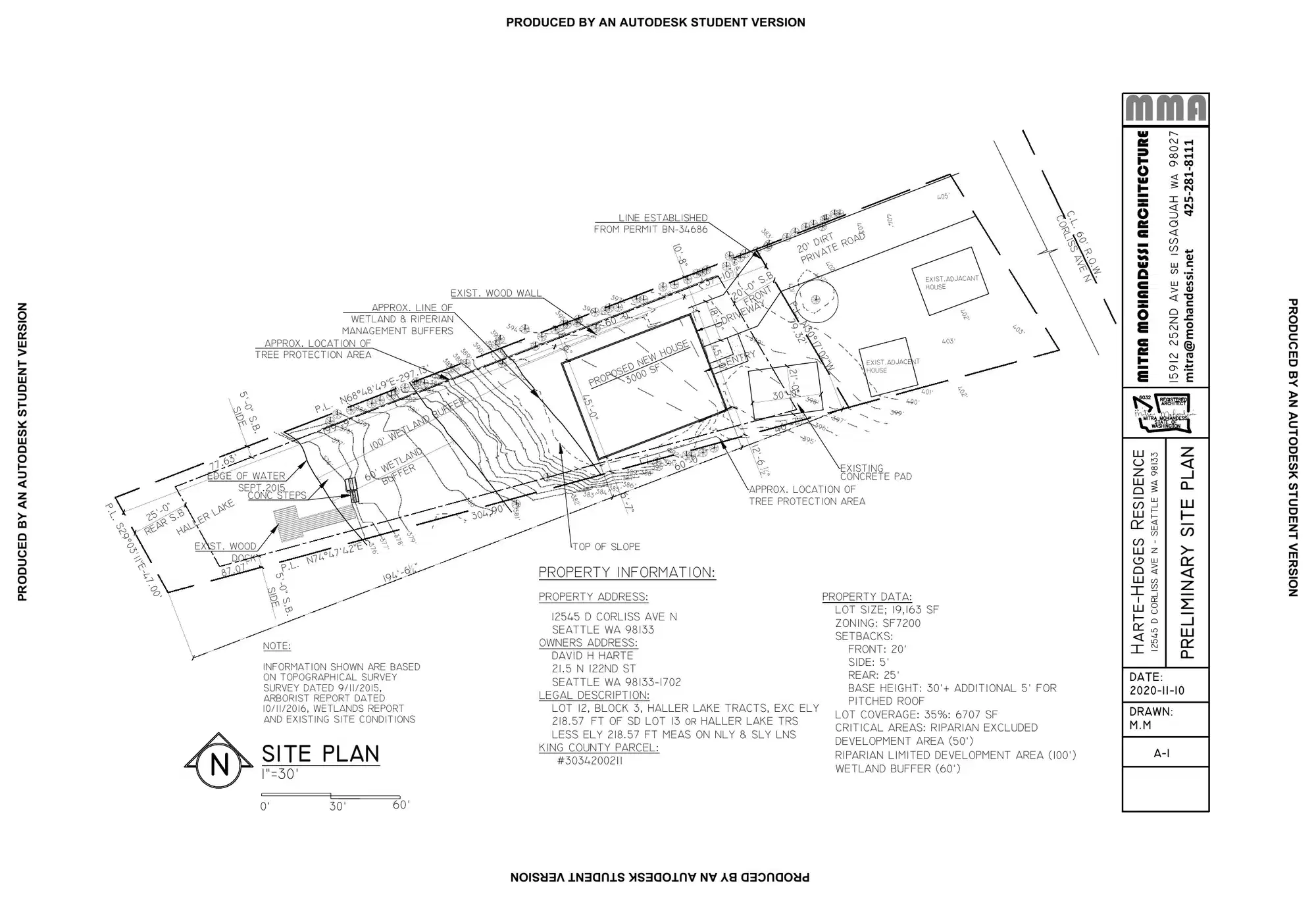 Site plan for 12545 D Corliss Ave N