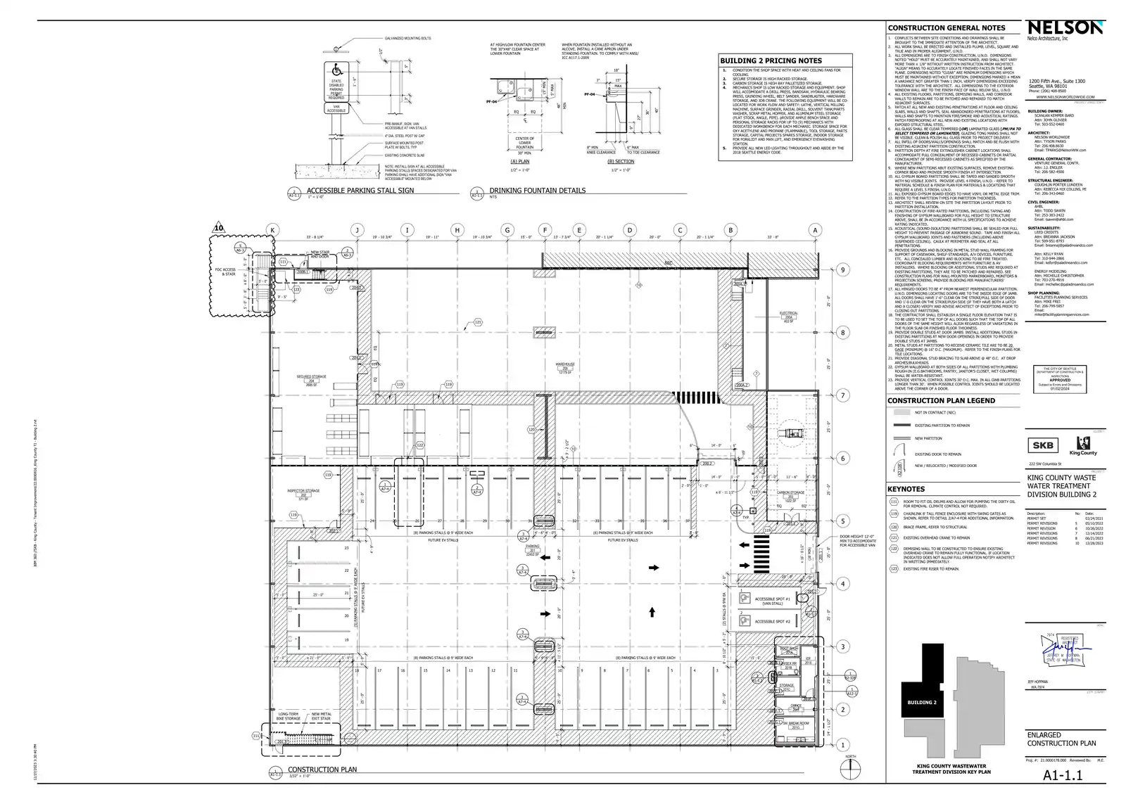 Site plan for 2501 W Commodore Way