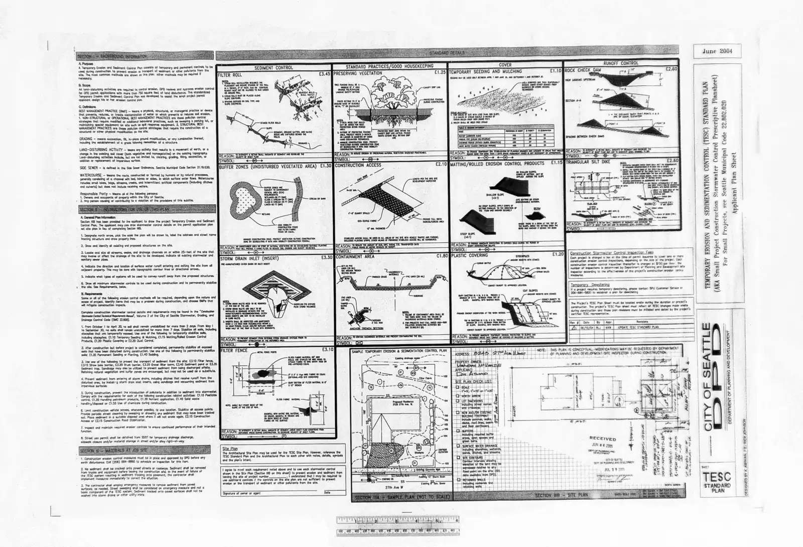 Site plan for 3243 27th Ave W