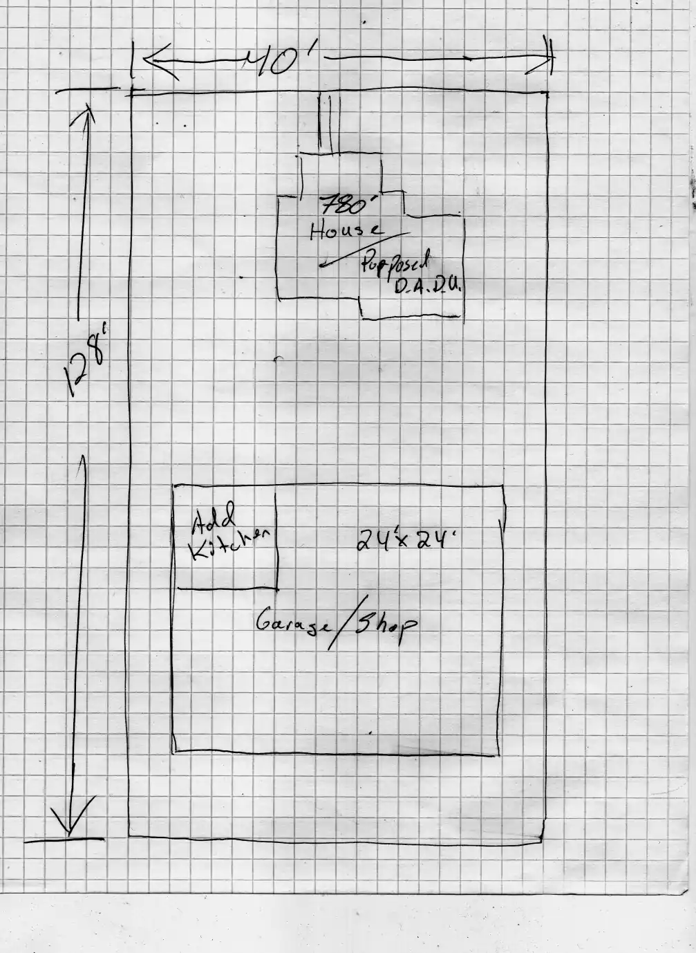 Site plan for 8611 16th Ave SW