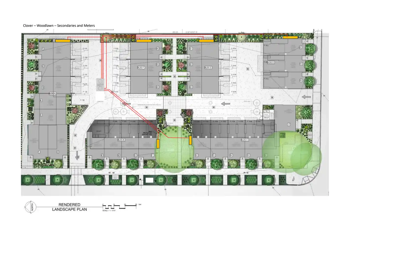 Site plan for 9220 Woodlawn Ave N