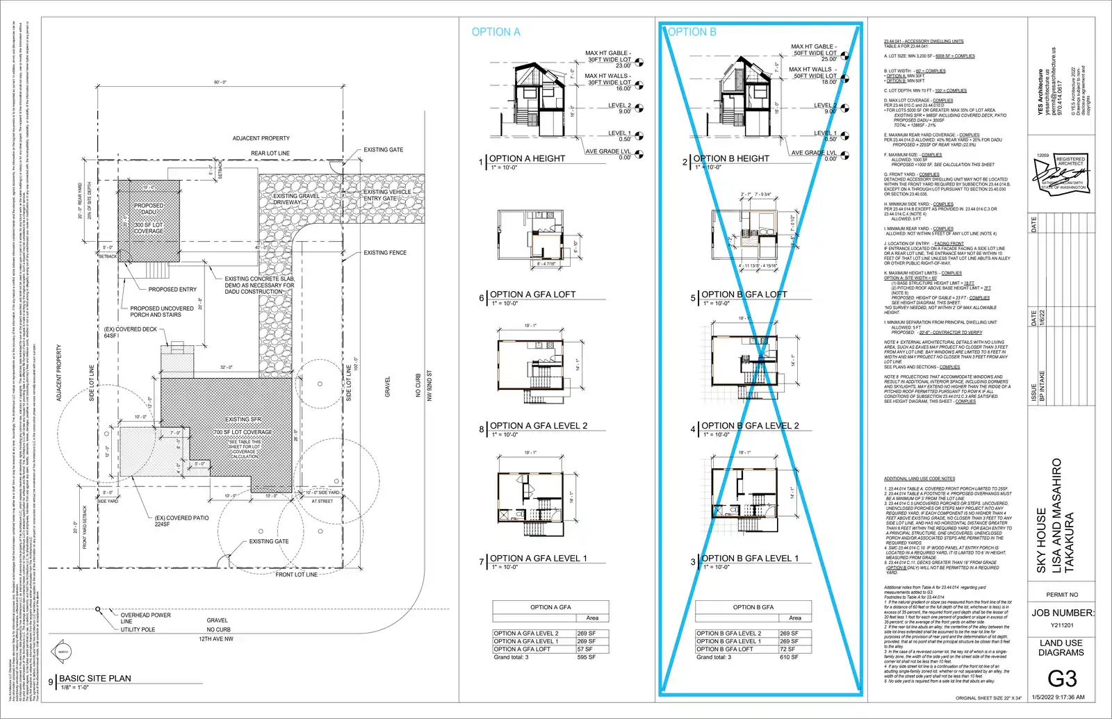 Site plan for 1116 NW 92nd St