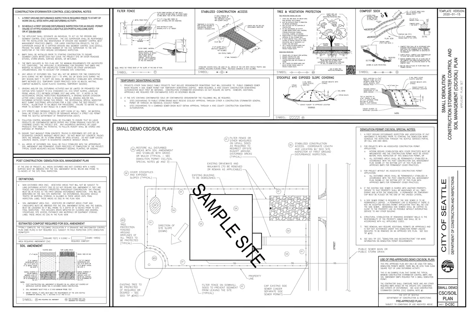 Site plan for 8858 Densmore Ave N