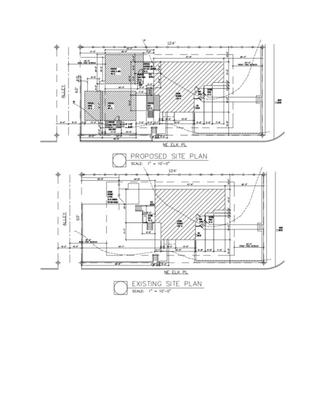 Site plan for 8215 4th Ave NE