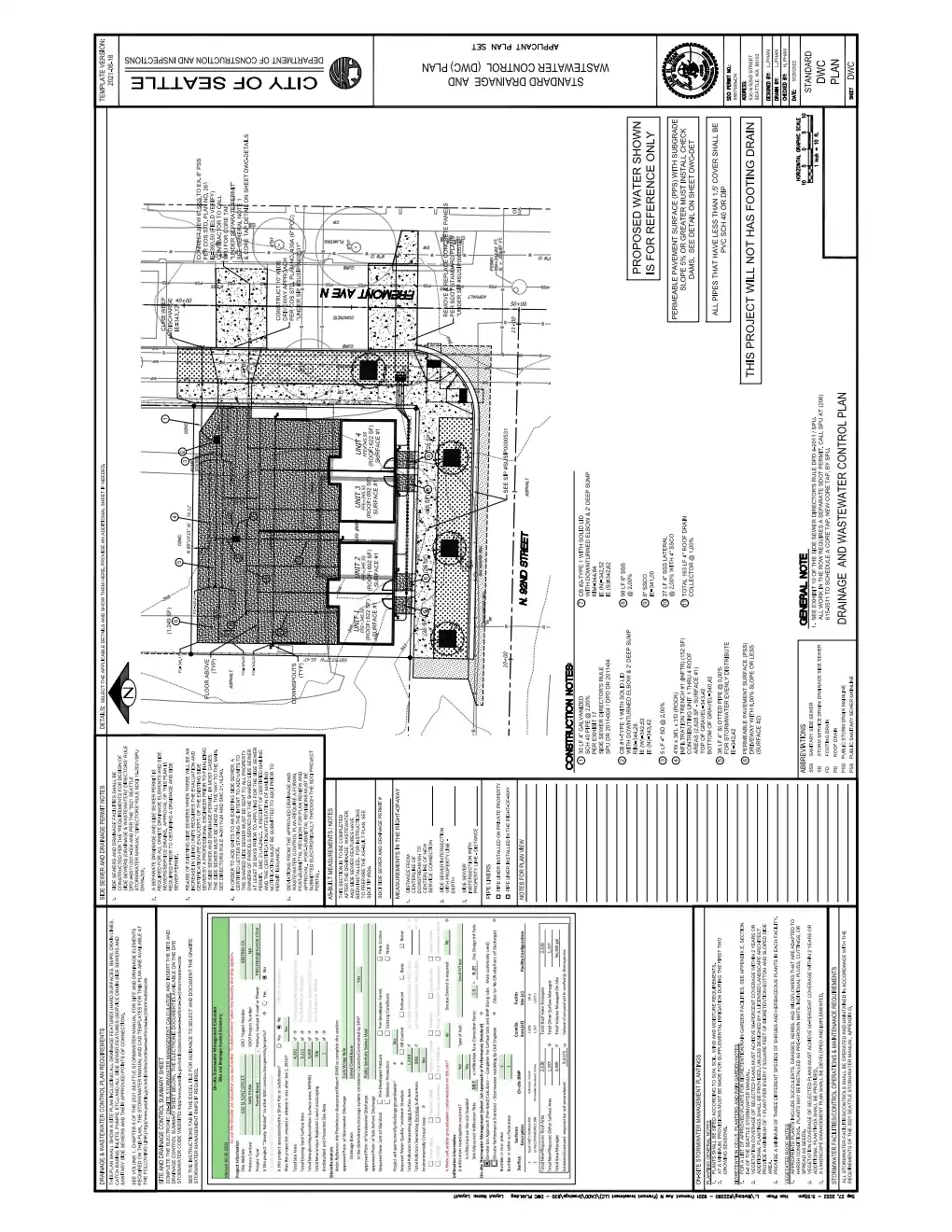 Site plan for 630 N 92nd St
