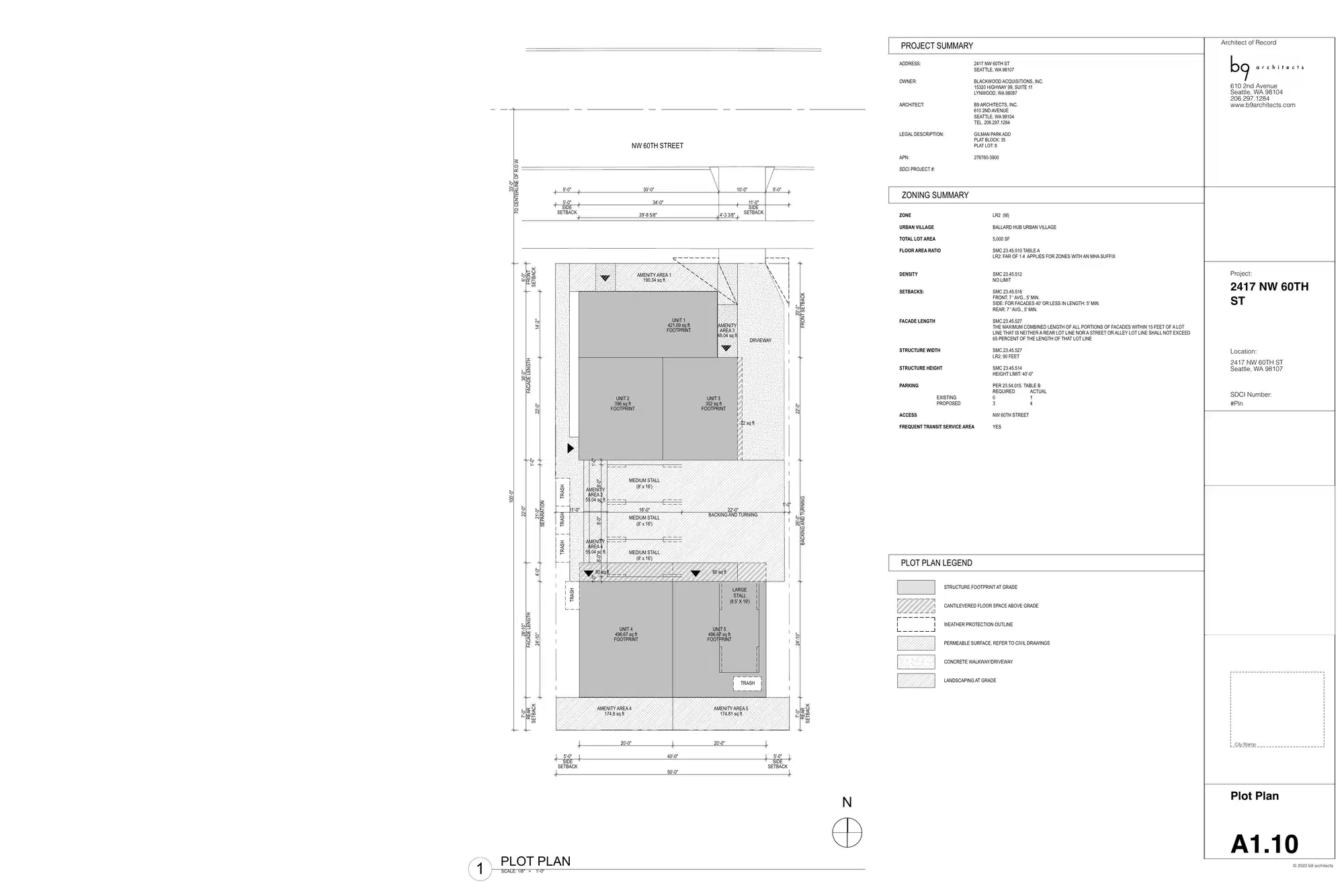 Site plan for 2419 NW 60th St