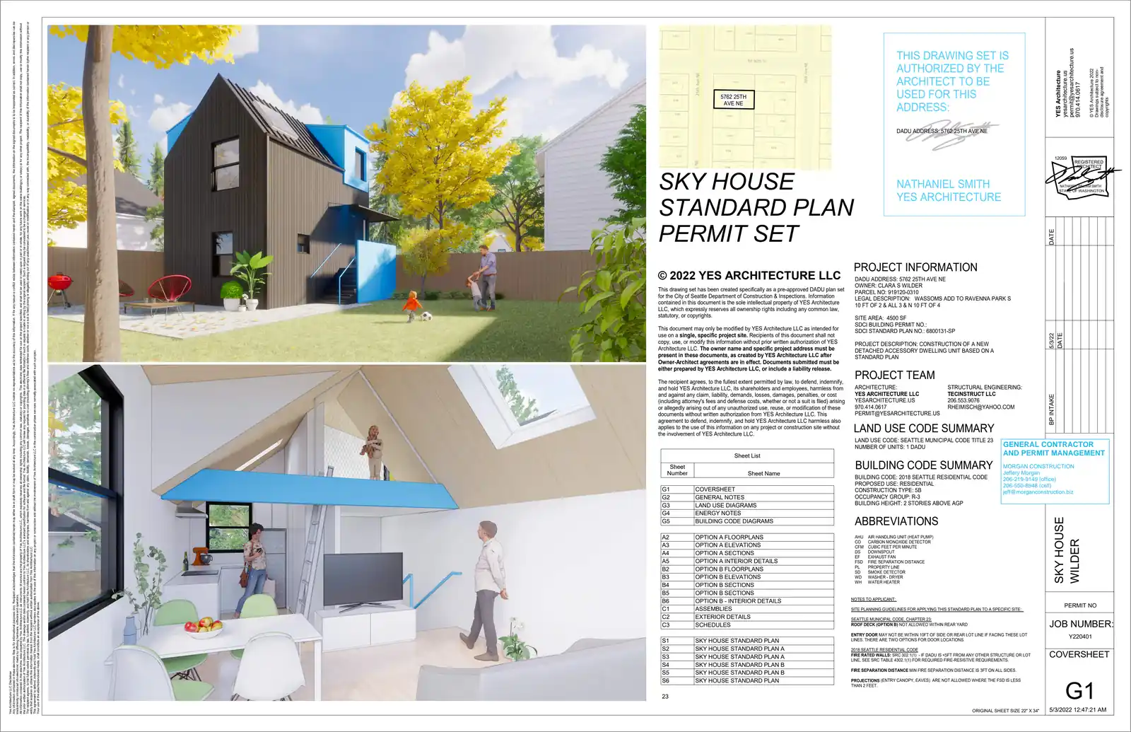 Site plan for 5762 B 25th Ave NE
